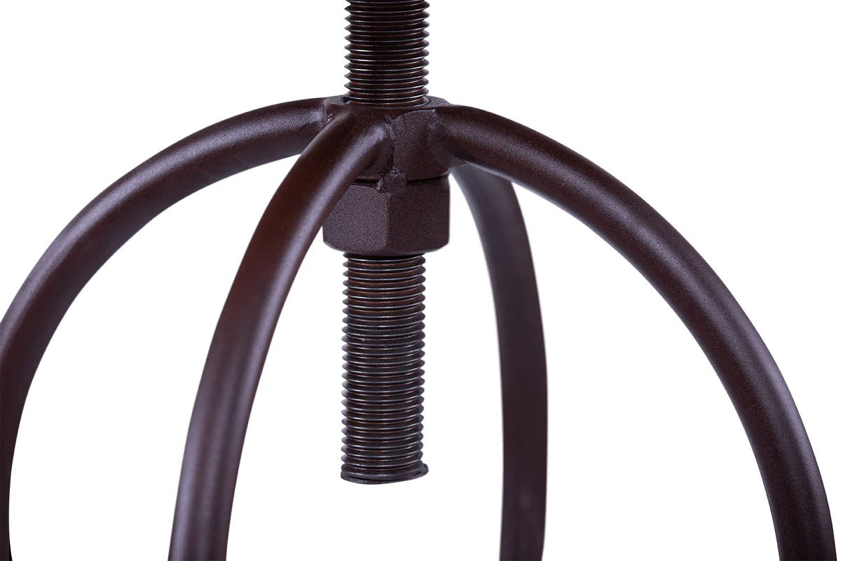 Iron Wood 24"-30" Adjustable Swivel Stool - Image 4