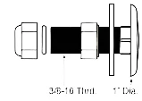 J-200 Series 1" Bullet Flange Lens