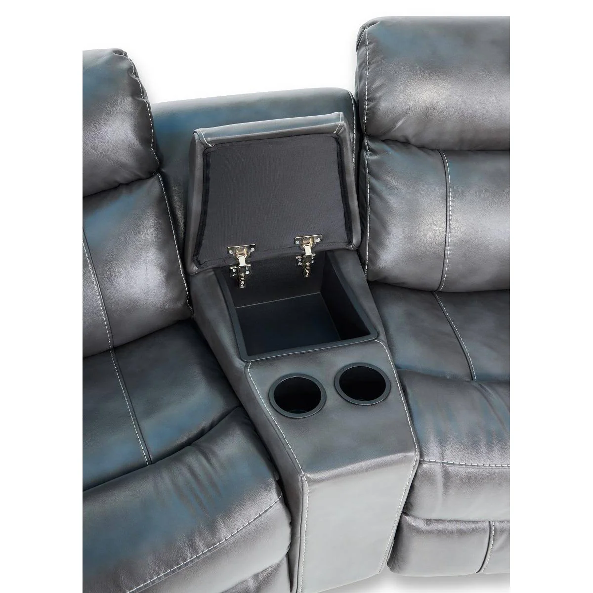 Jordyn Grey 4 Piece Theater Group - Power Ends - Image 3