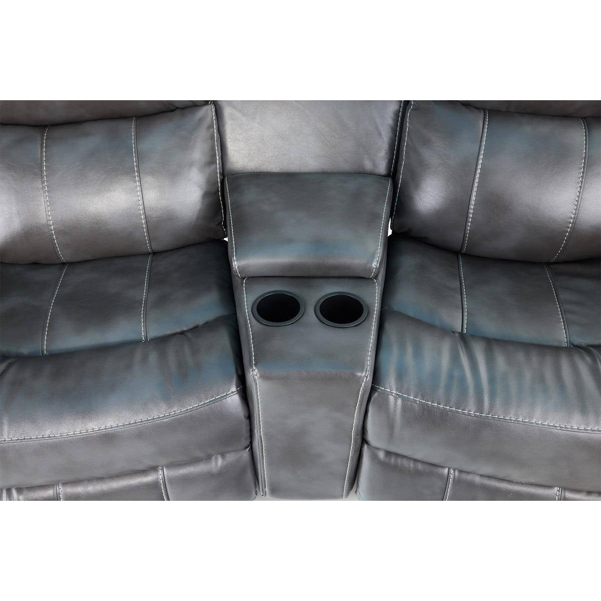 Jordyn Grey 4 Piece Theater Group - Power Ends - Image 5
