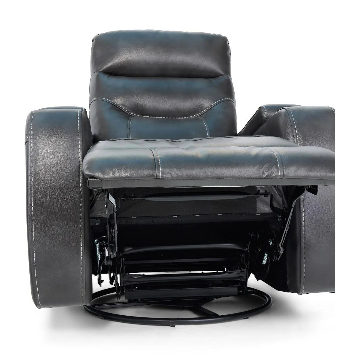 Jordyn Grey Swivel Rocker Recliner - Image 3