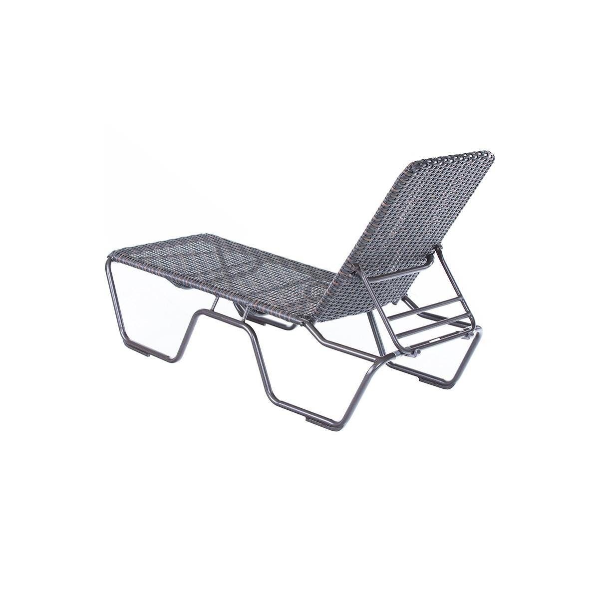 Kabana Woven Chaise Lounge - Roasted Pecan - Image 3