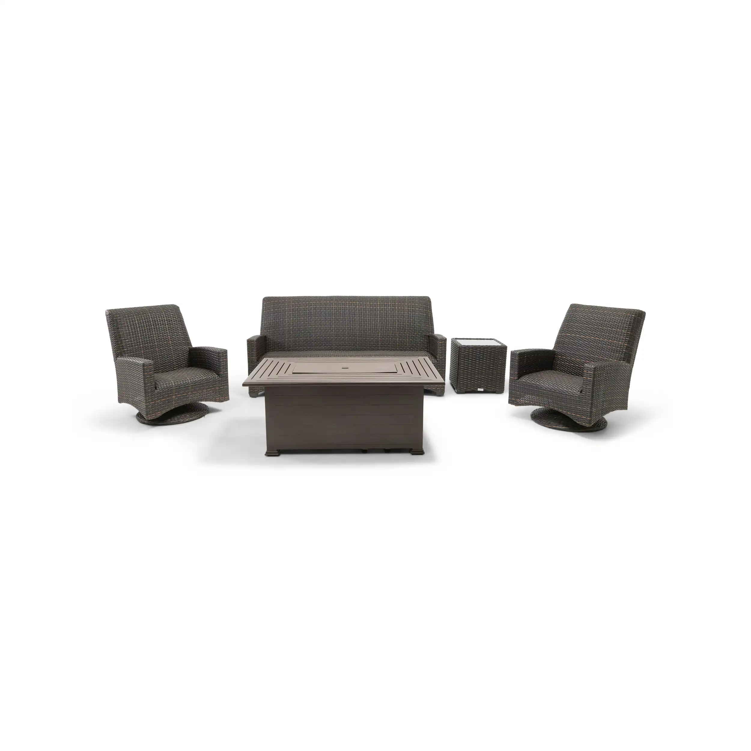 Kampala 5 Piece QDF Sofa Firepit Chat Group - Image 2