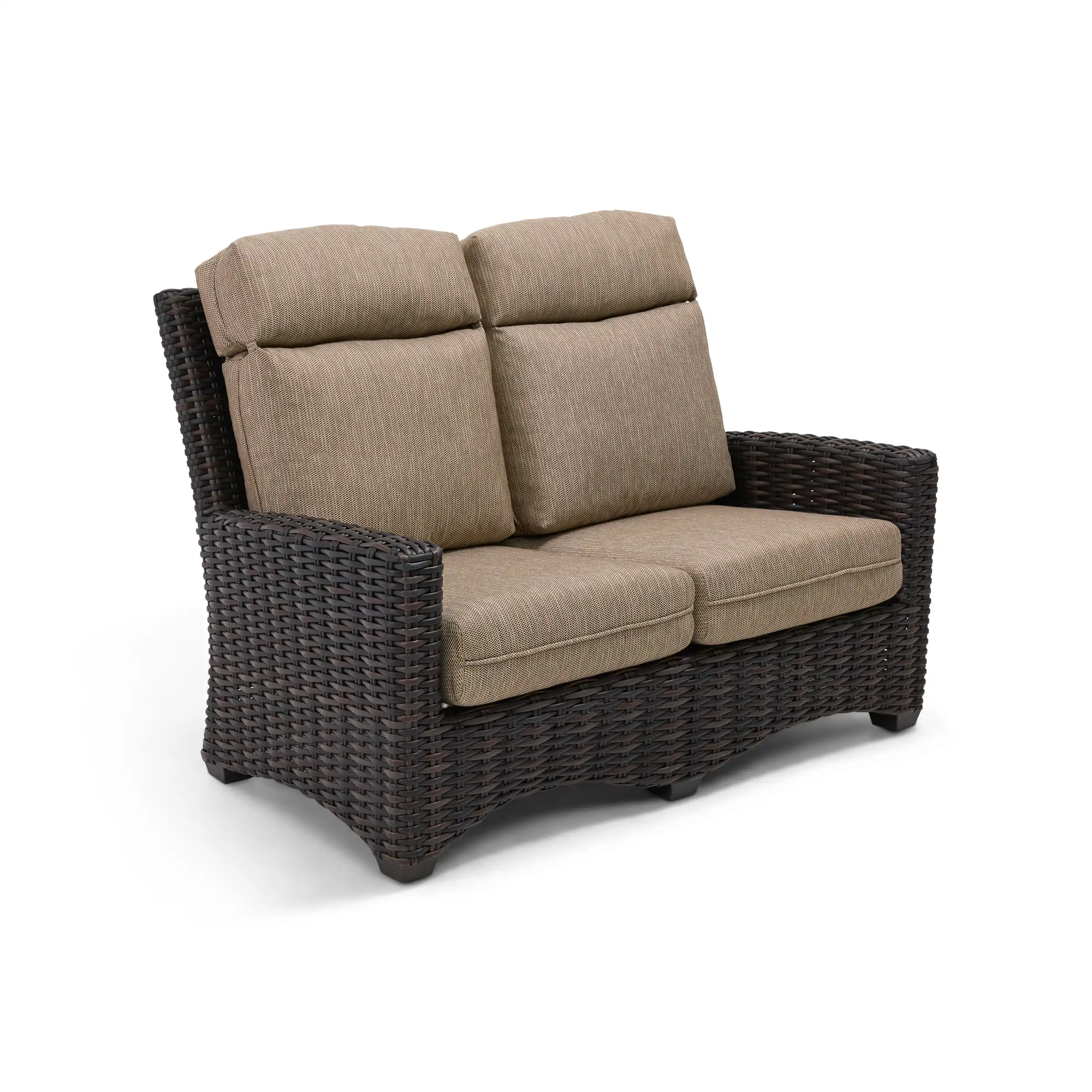 Kampala 5 Piece Loveseat Chat Group - Mirage Latte - Image 6