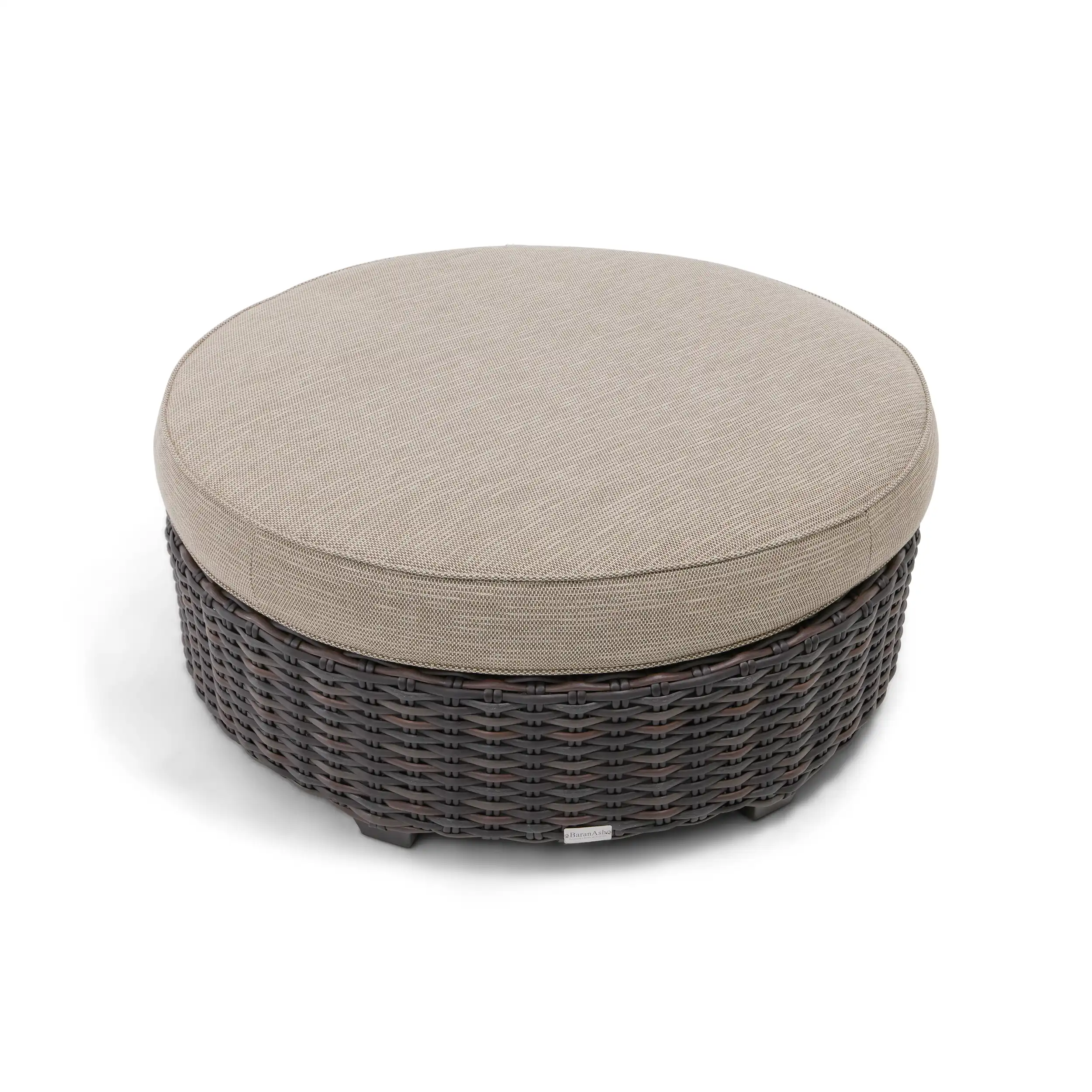 Kampala 8 Piece Curved Sectional Chat Group - Mirage Latte - Image 6
