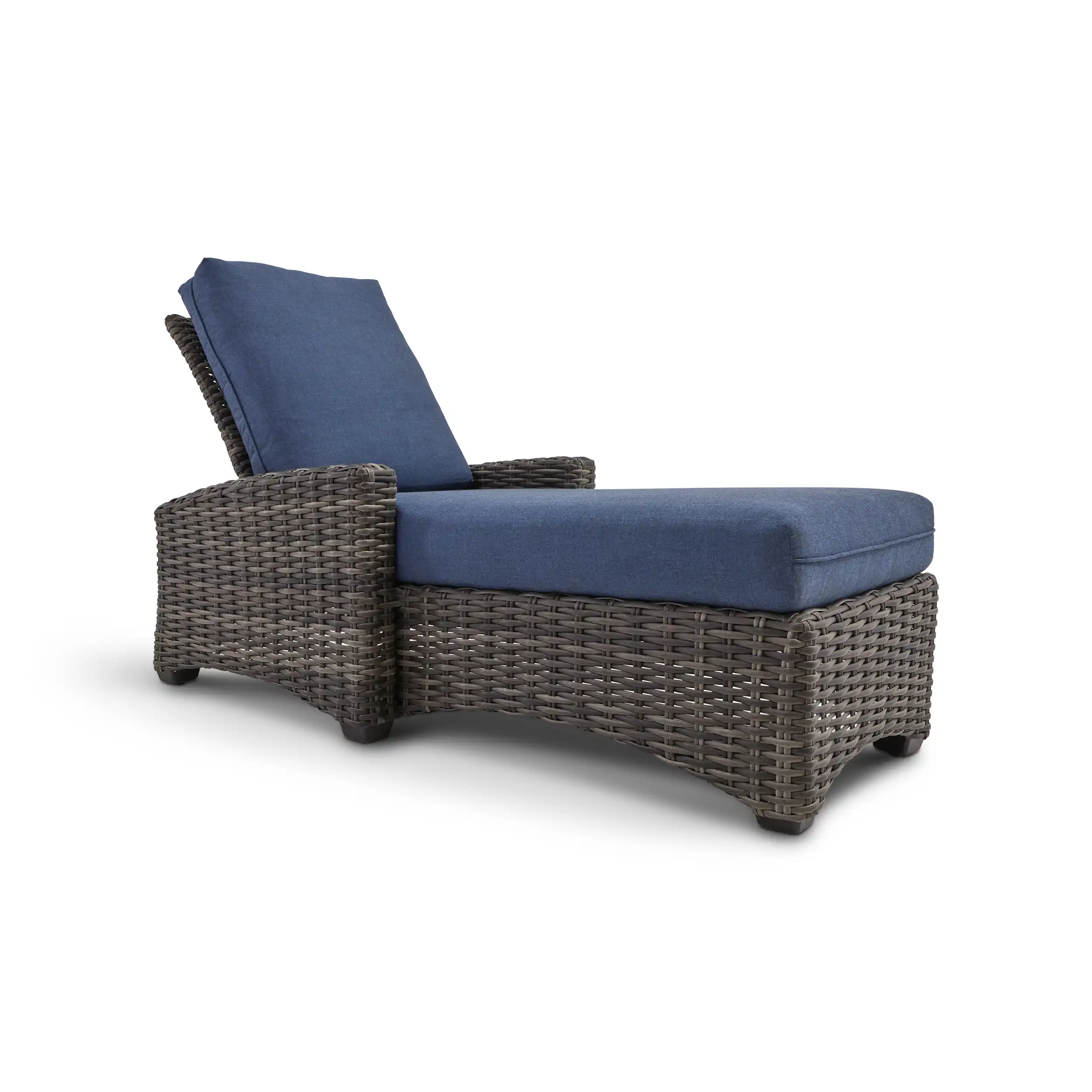 Kampala Chaise Lounge - Lapis Indigo - Image 4