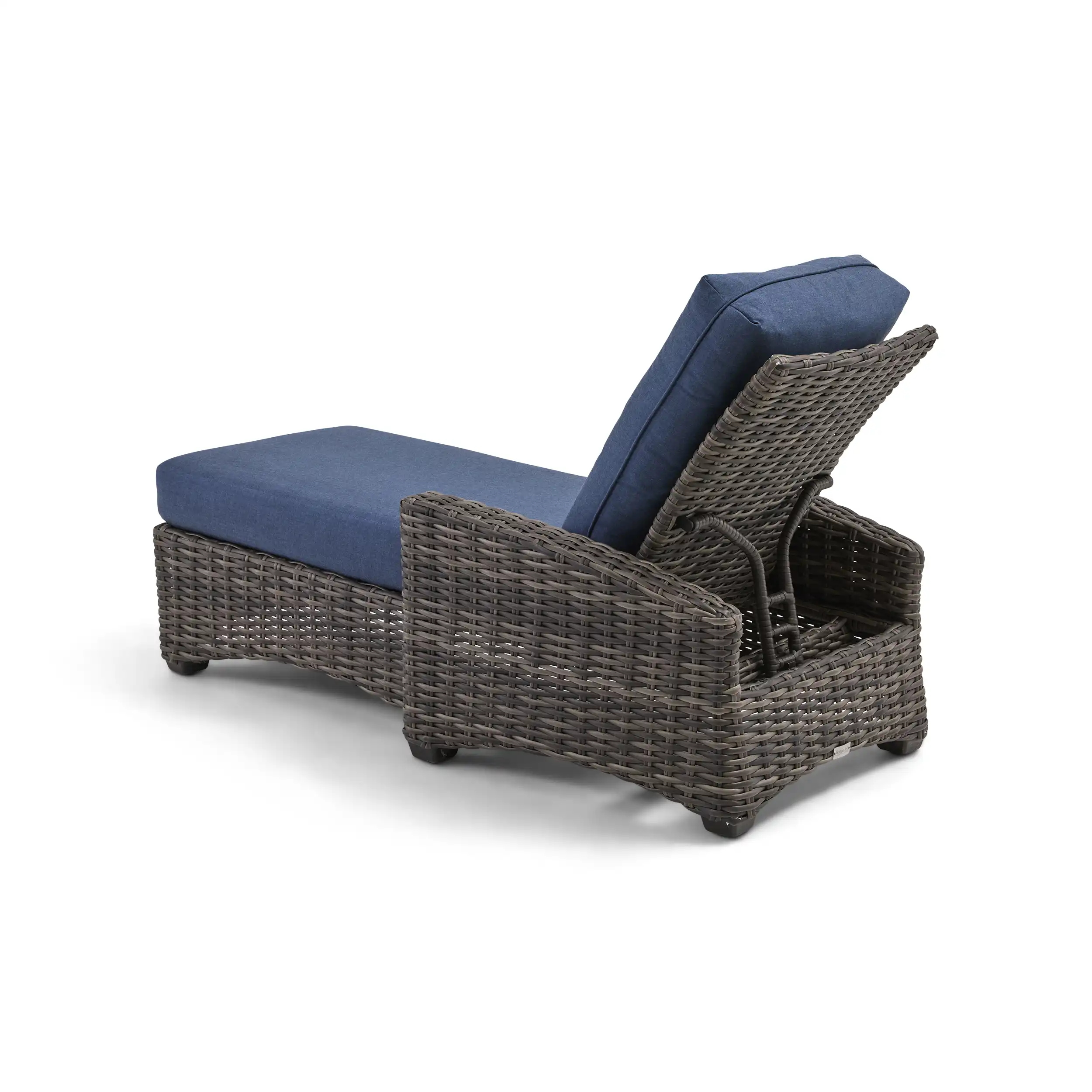 Kampala Chaise Lounge - Lapis Indigo - Image 7