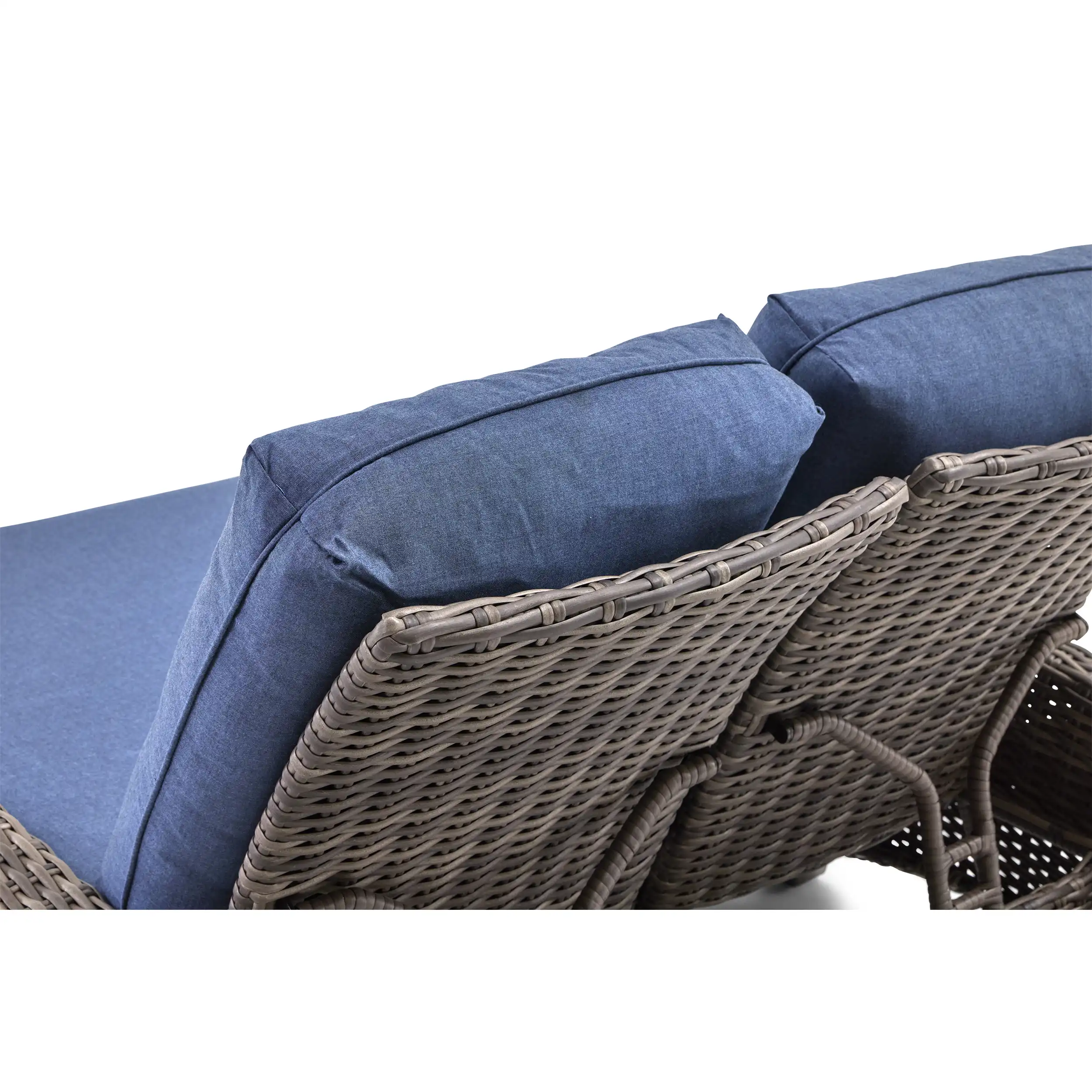 Kampala Double Chaise Lounge - Spectrum Indigo - Image 6