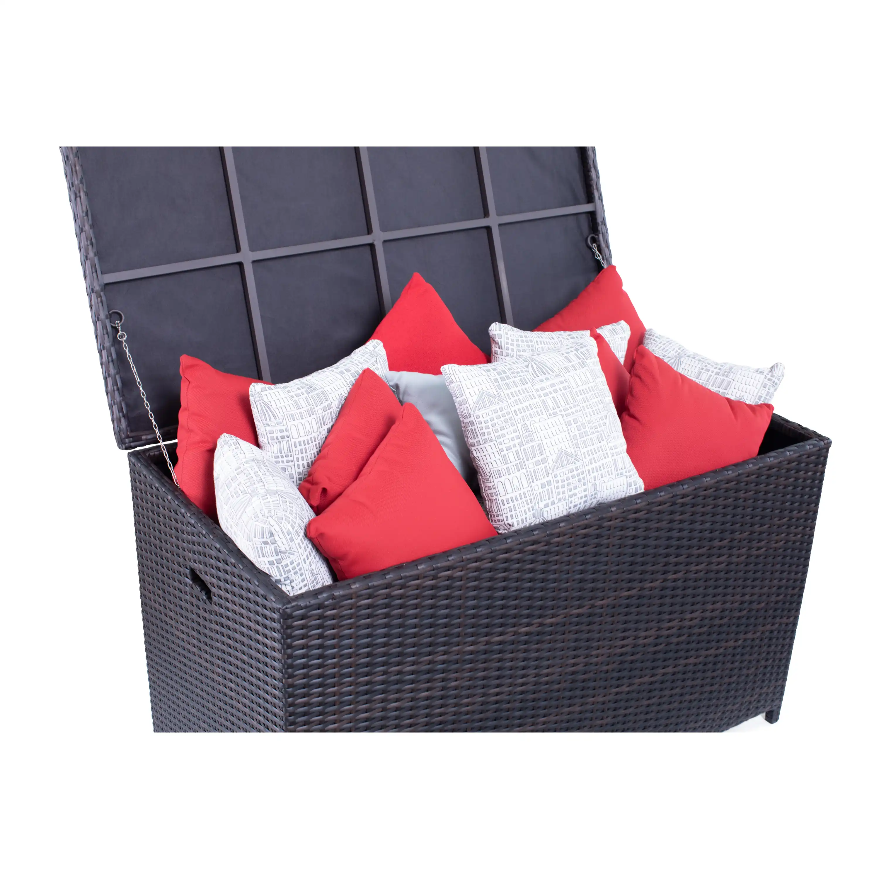 Kampala Large Woven Storage Chest - Image 3