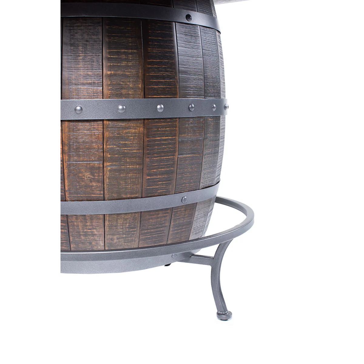 Kingston Barrel Game Table - Tobacco Leaf - Image 3