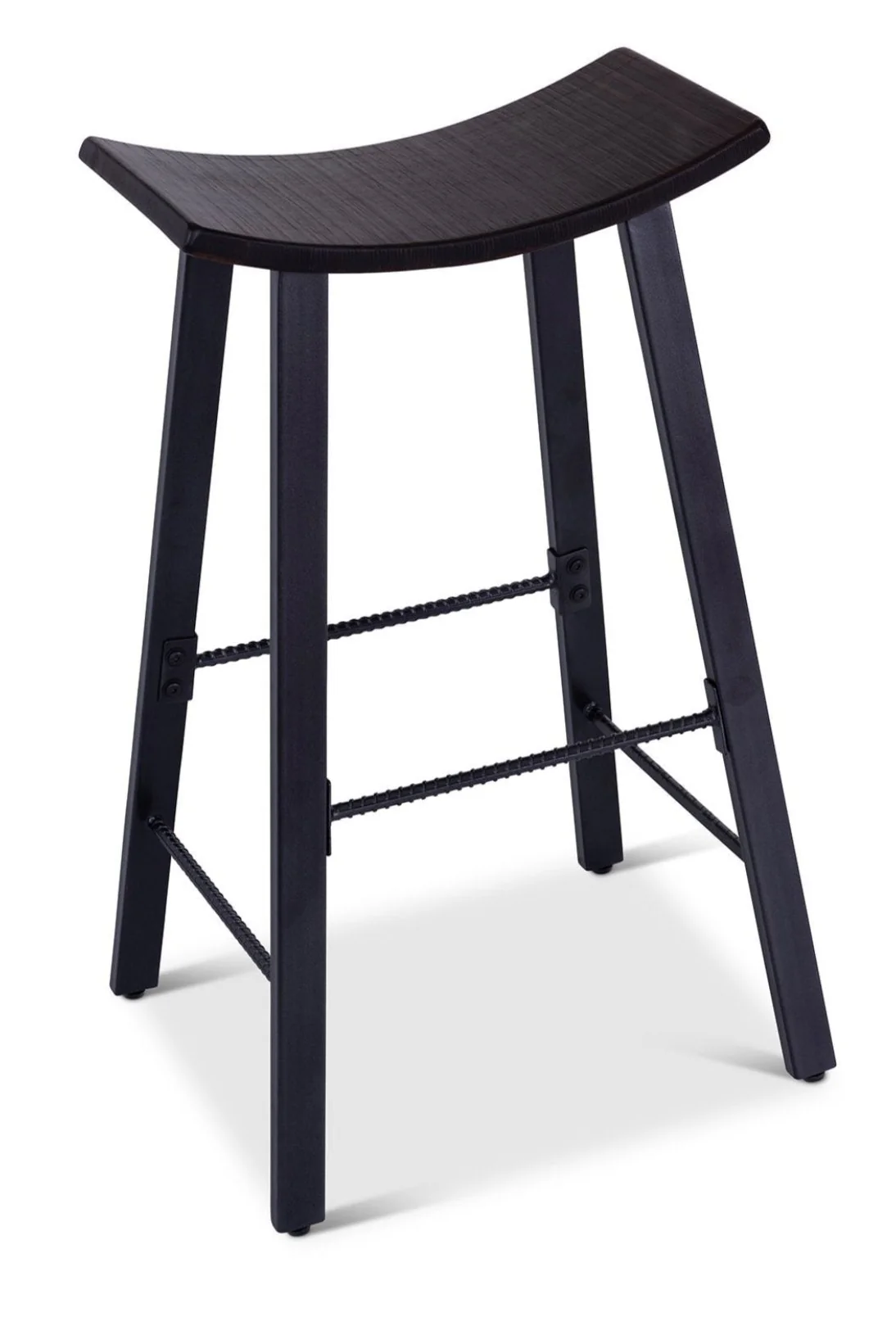 Kingston Wood Saddle 30" Barstool