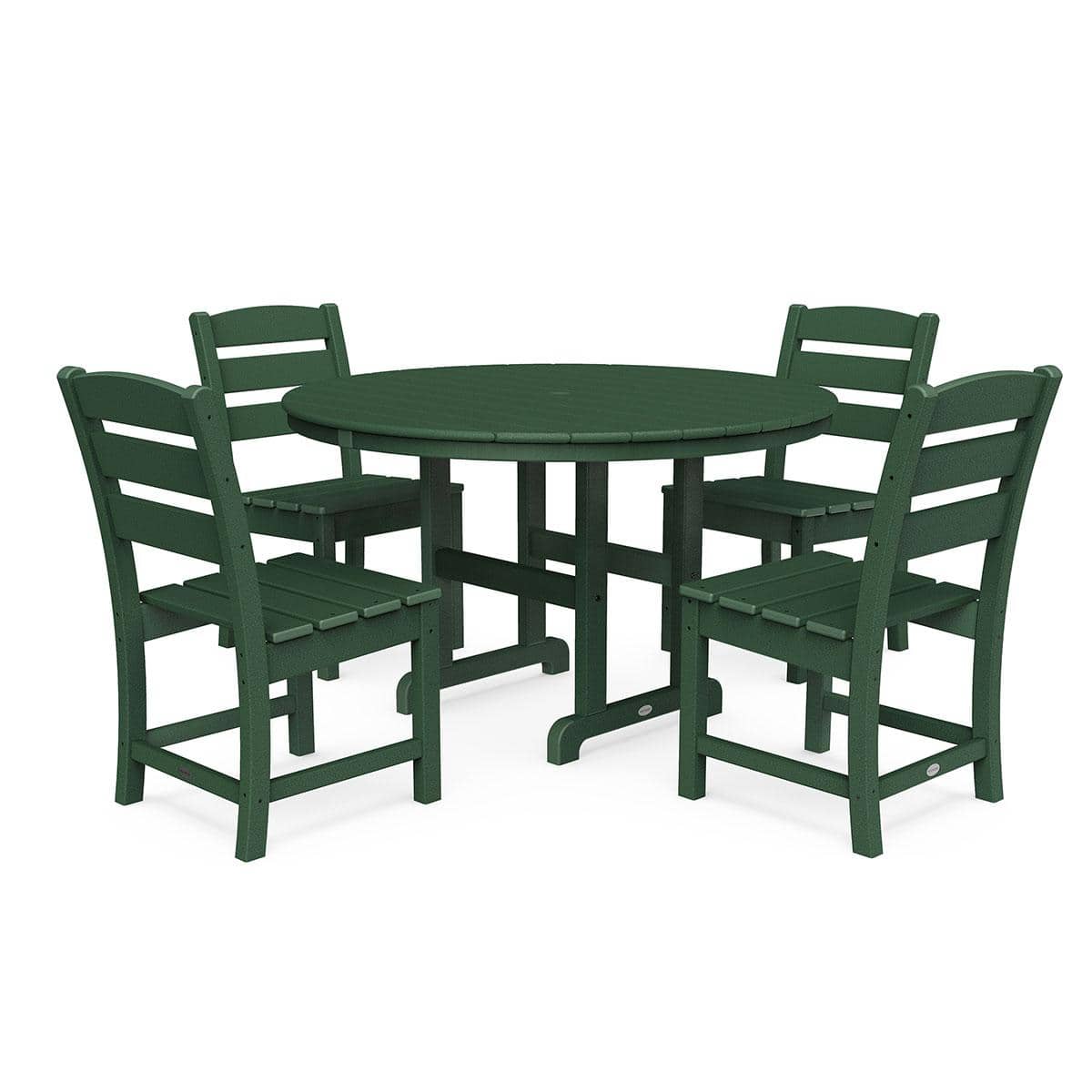 Lakeside 5 Piece Round Farmhouse Dining Set - Image 4