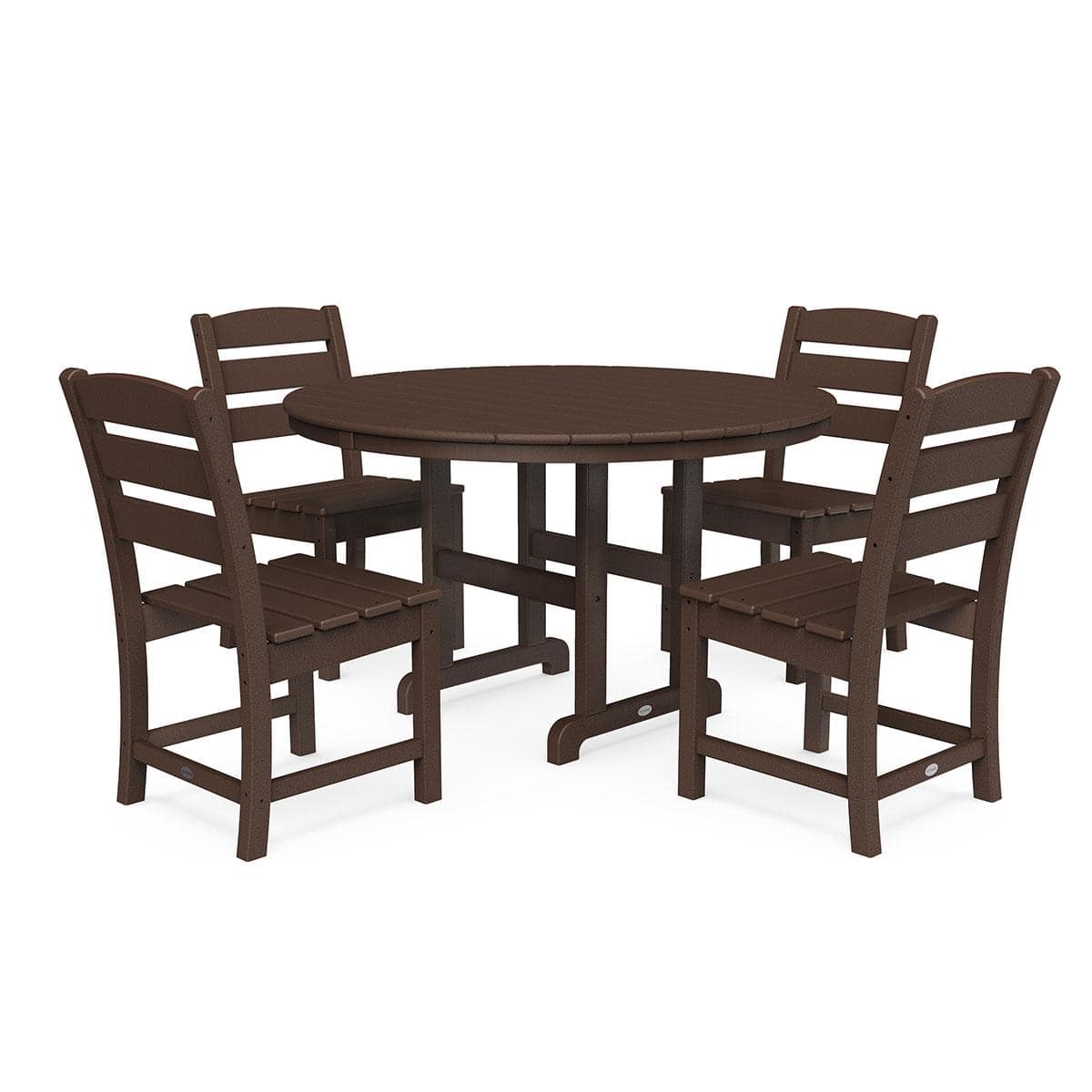 Lakeside 5 Piece Round Farmhouse Dining Set - Image 6