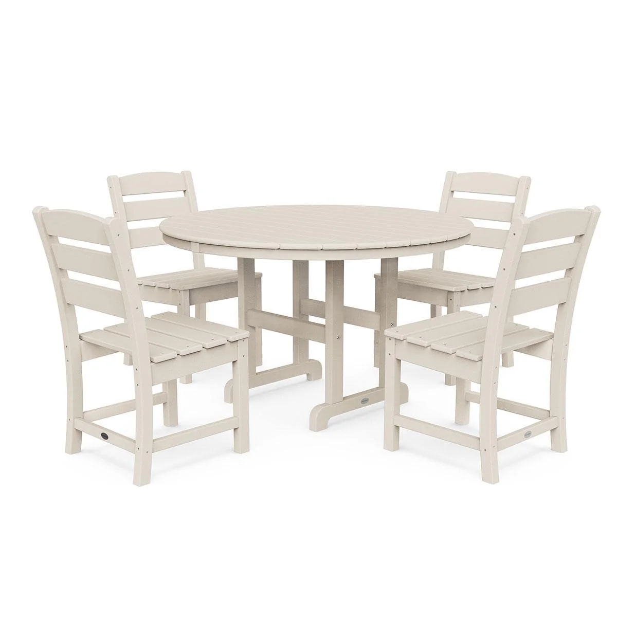 Lakeside 5 Piece Round Farmhouse Dining Set - Image 8
