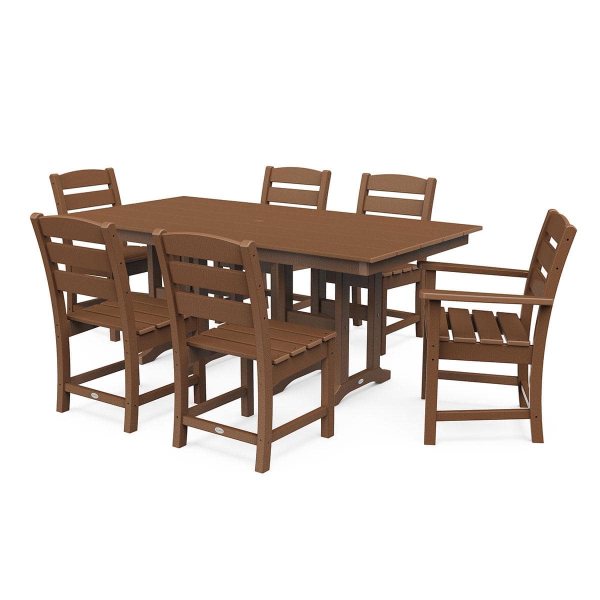 Lakeside 7 Piece Farmhouse Dining Set - Image 5