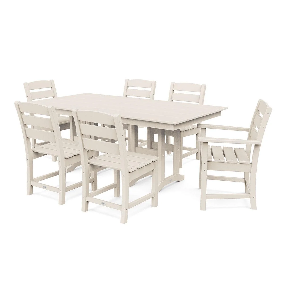 Lakeside 7 Piece Farmhouse Dining Set - Image 8