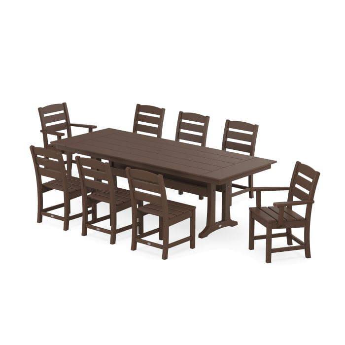 Lakeside 9 Piece Farmhouse Dining Set - Image 6