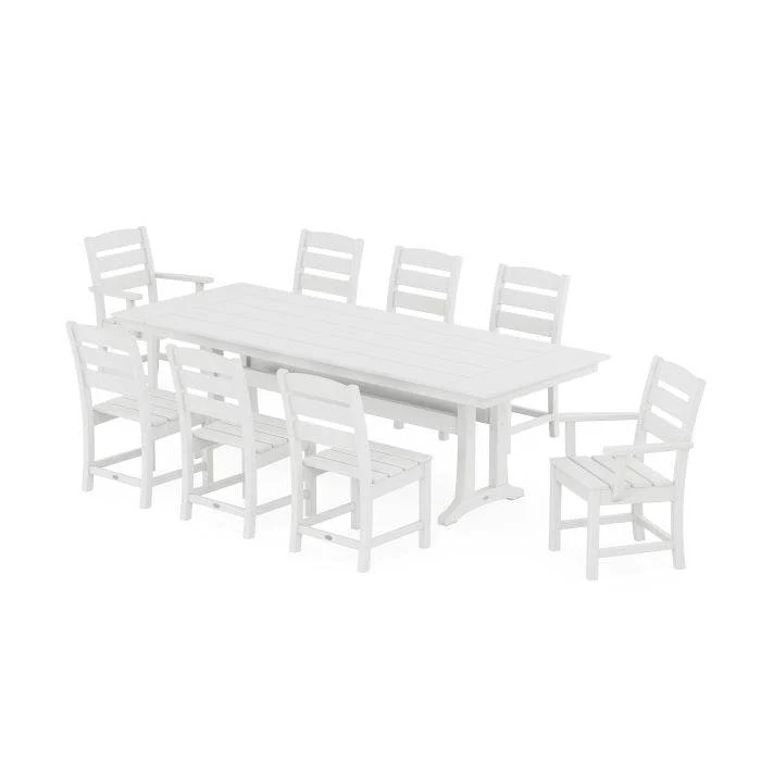 Lakeside 9 Piece Farmhouse Dining Set - Image 7