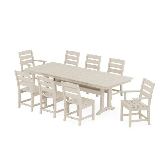 Lakeside 9 Piece Farmhouse Dining Set - Image 8