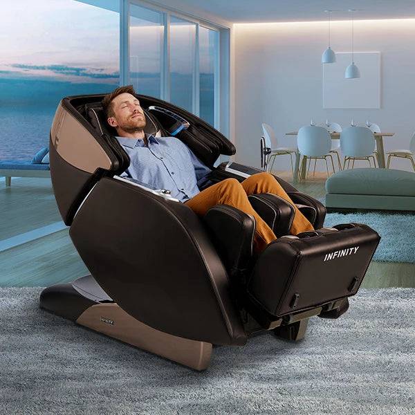 Luminary Syner-D Massage Chair - Brown (Stock Special) - Image 9