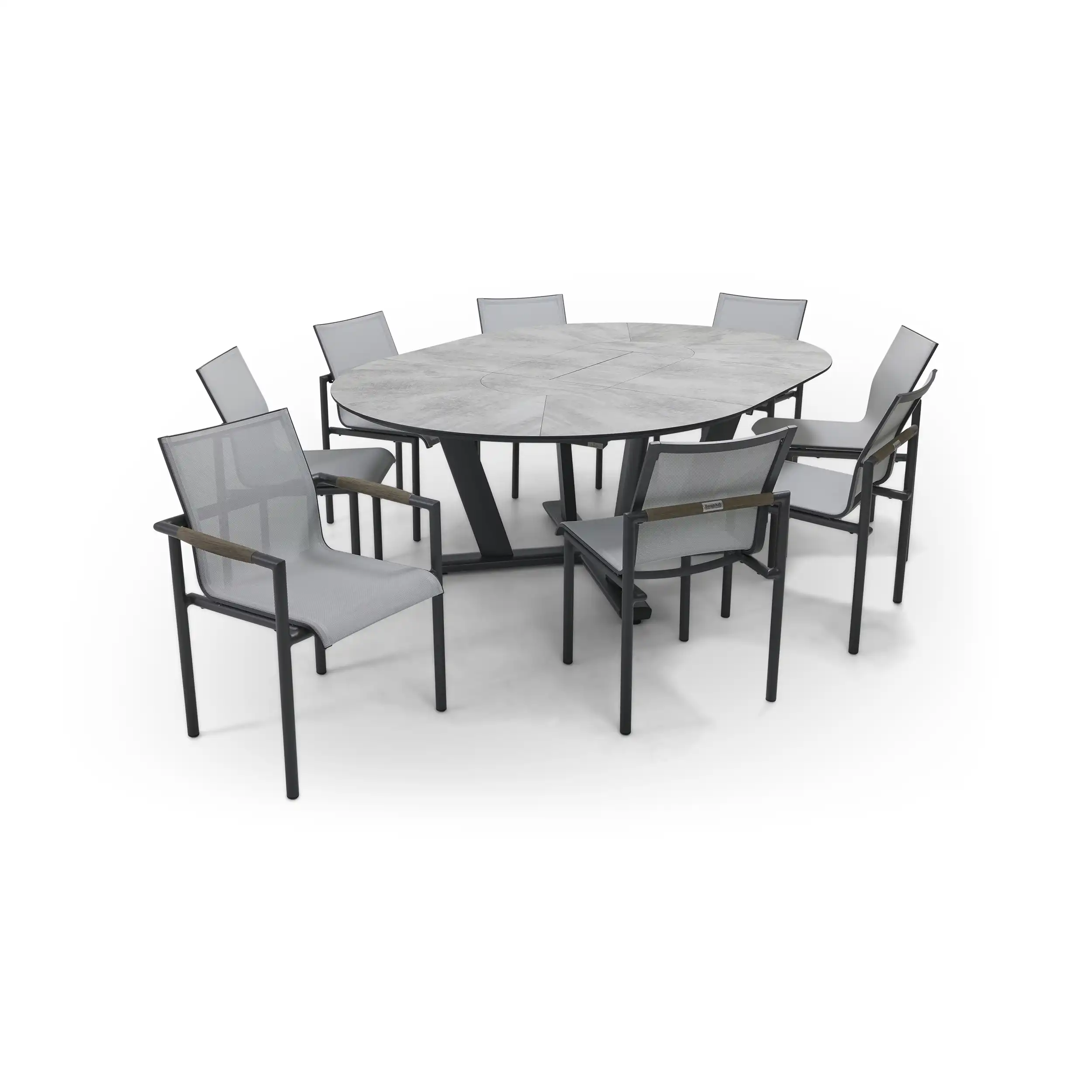 Mesa 9 Piece Extension Oval Dining Group - Image 2