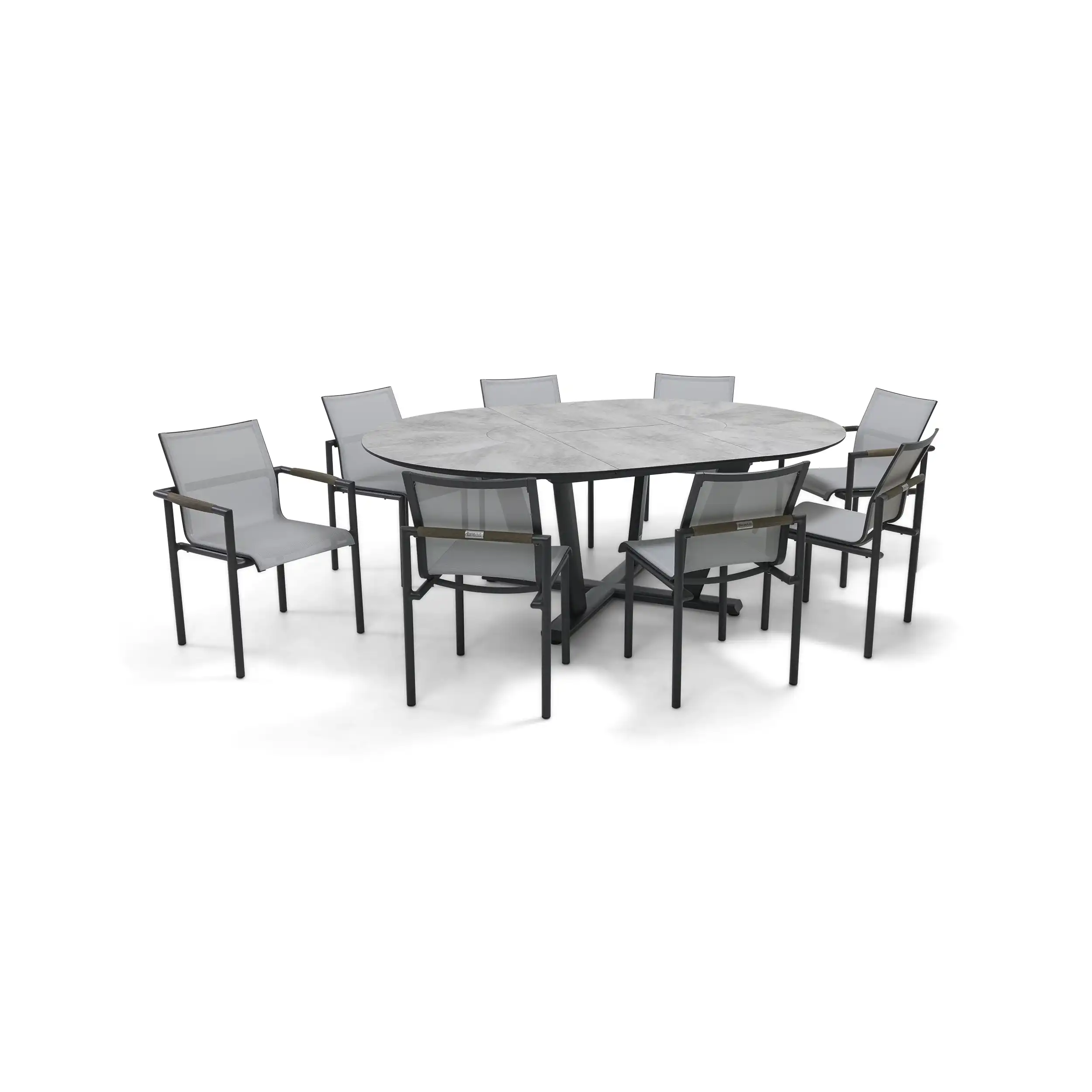 Mesa 9 Piece Extension Oval Dining Group - Image 3