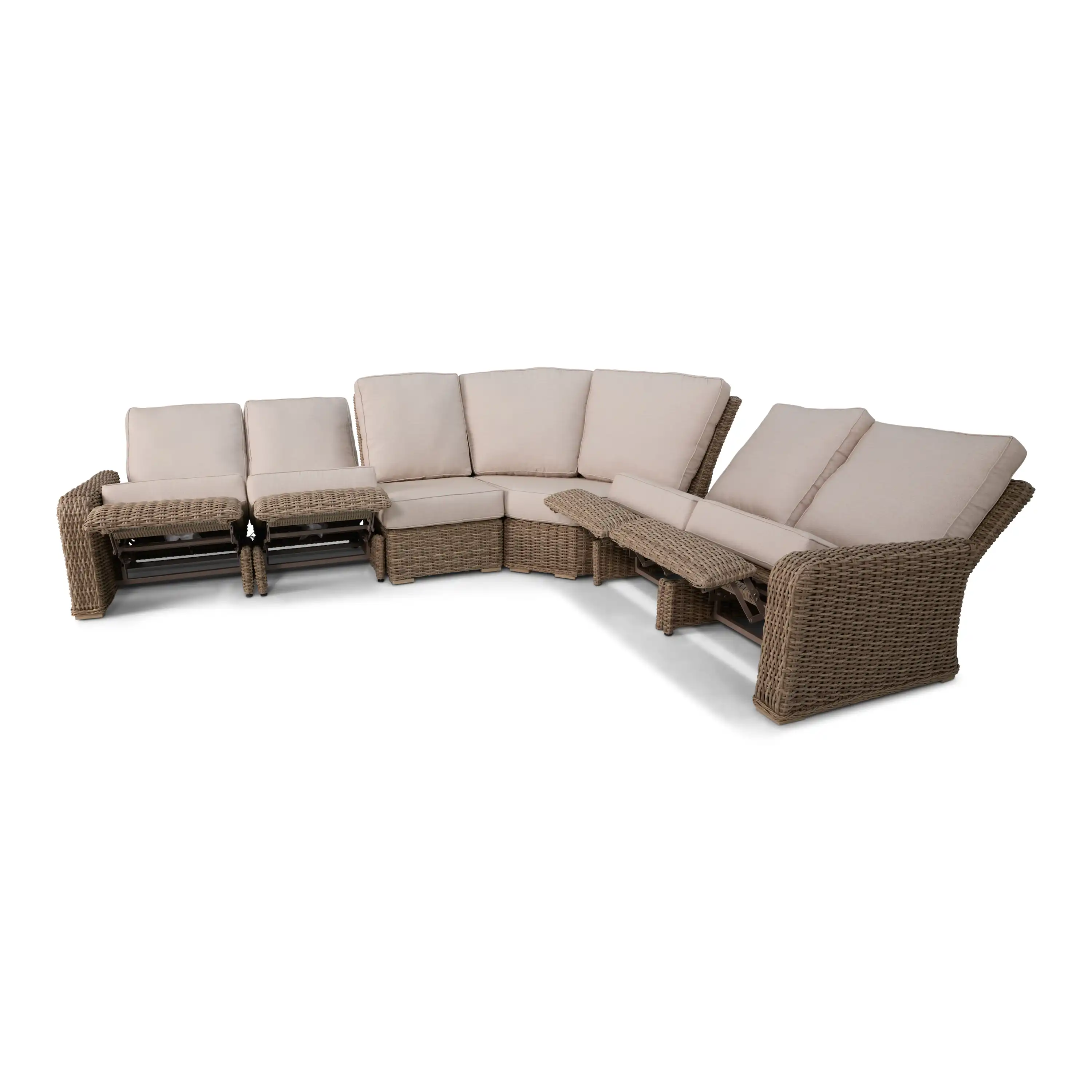 Naples 6 Piece Reclining Sectional Group - Image 8