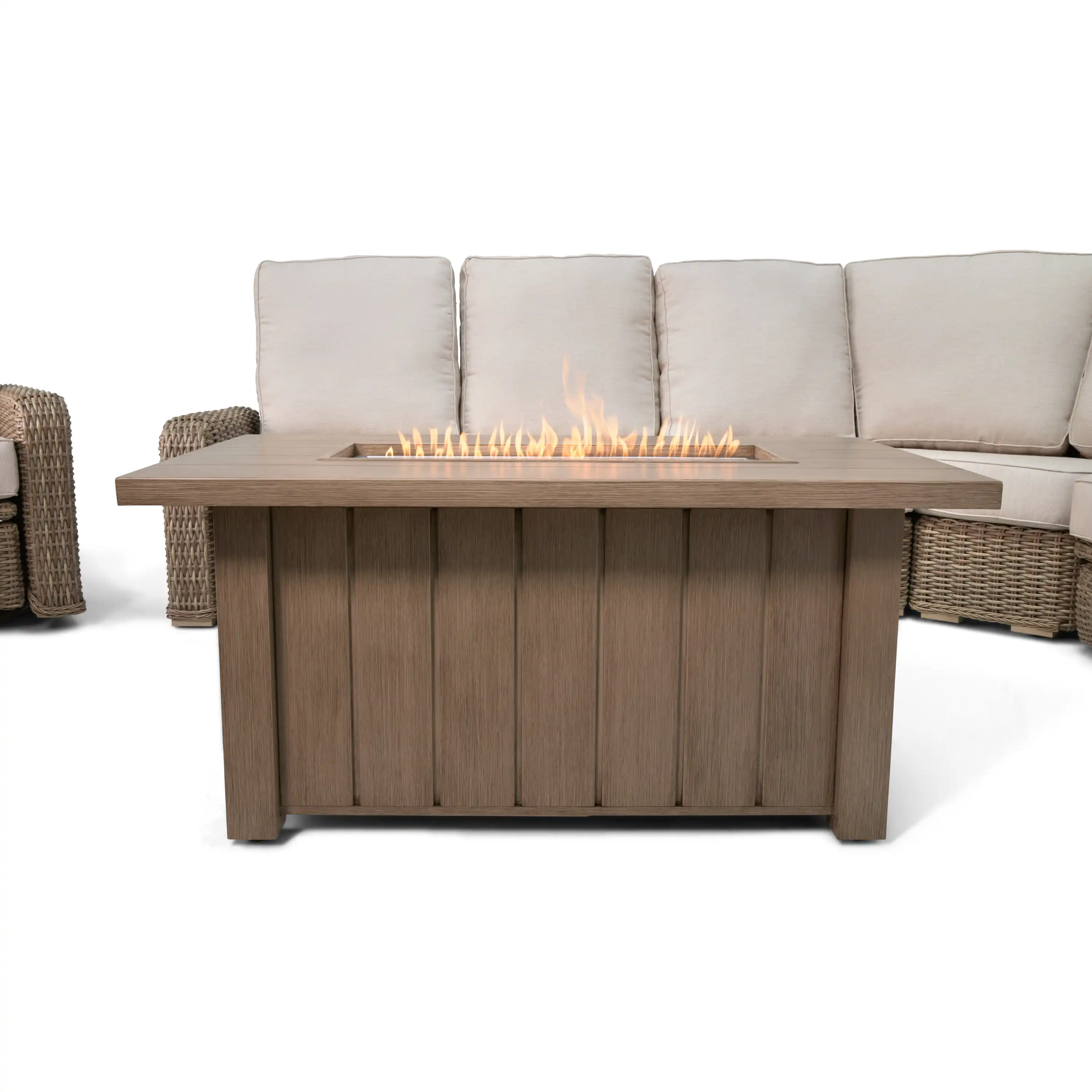 Naples 9 Piece Reclining Firepit Sectional Group - Image 6