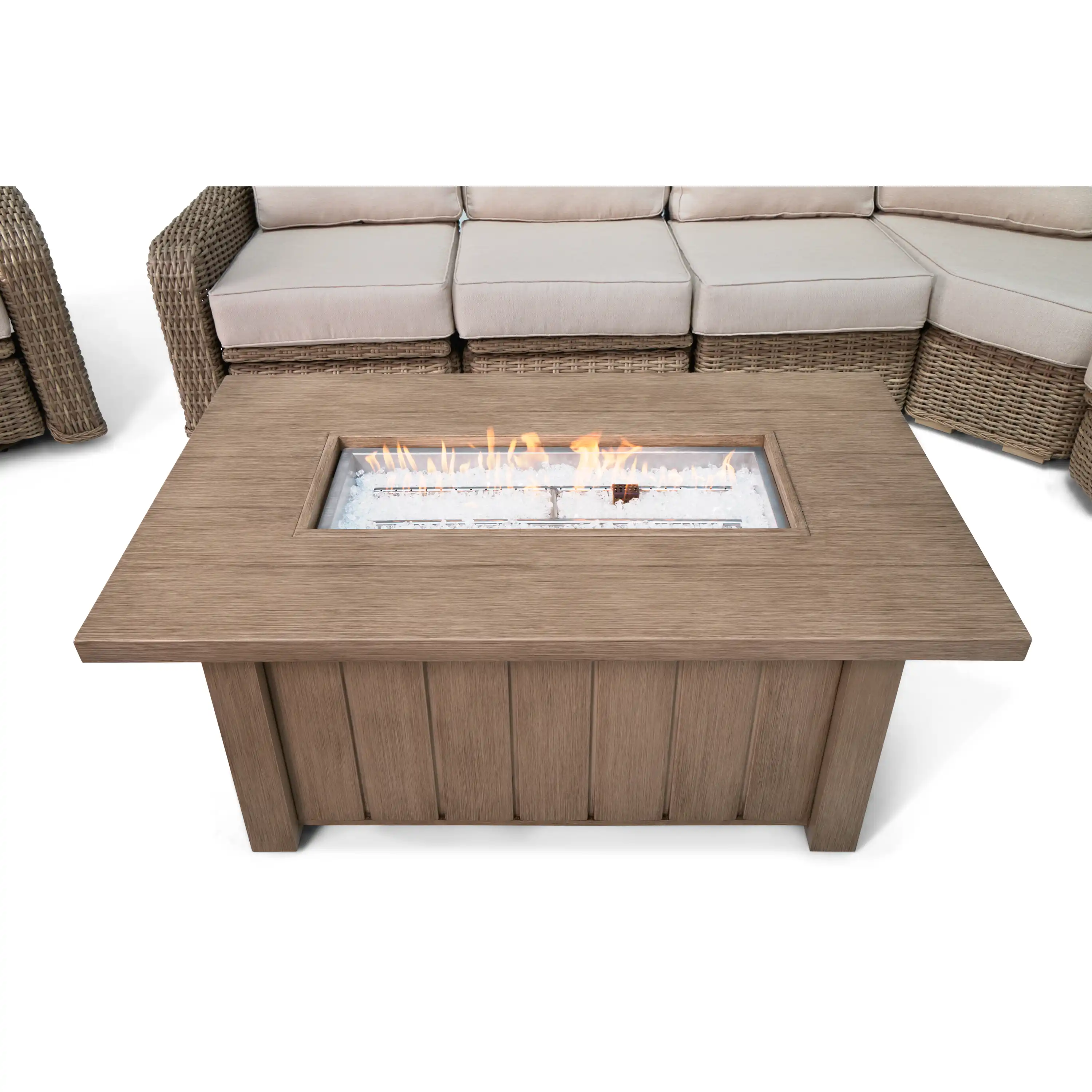 Naples 9 Piece Reclining Firepit Sectional Group - Image 7