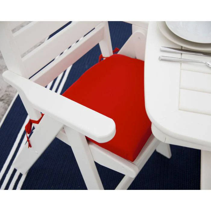Nautical 7 Piece Folding Highback Dining Set - Image 10