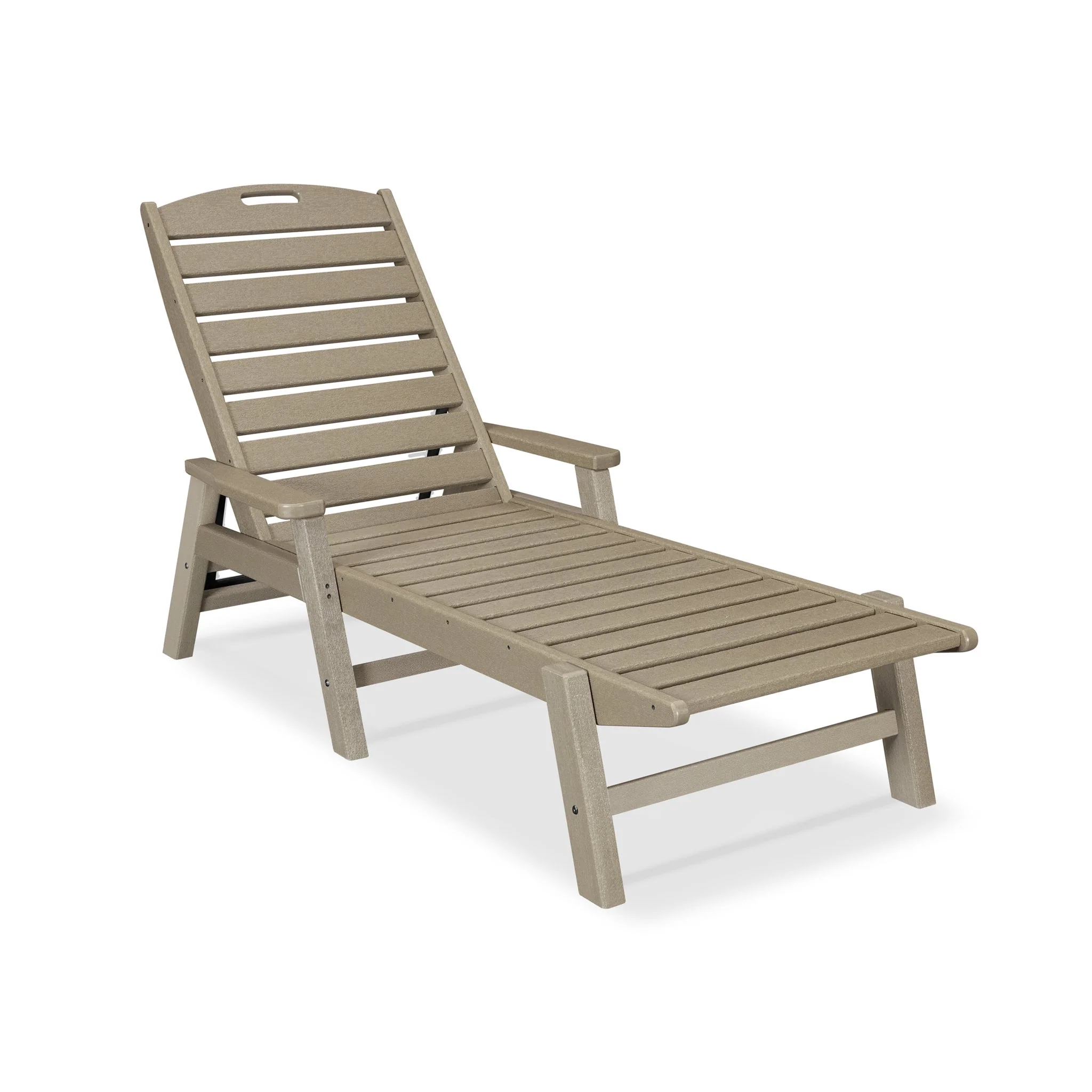 Nautical Chaise Lounge W/ Arms - Image 2