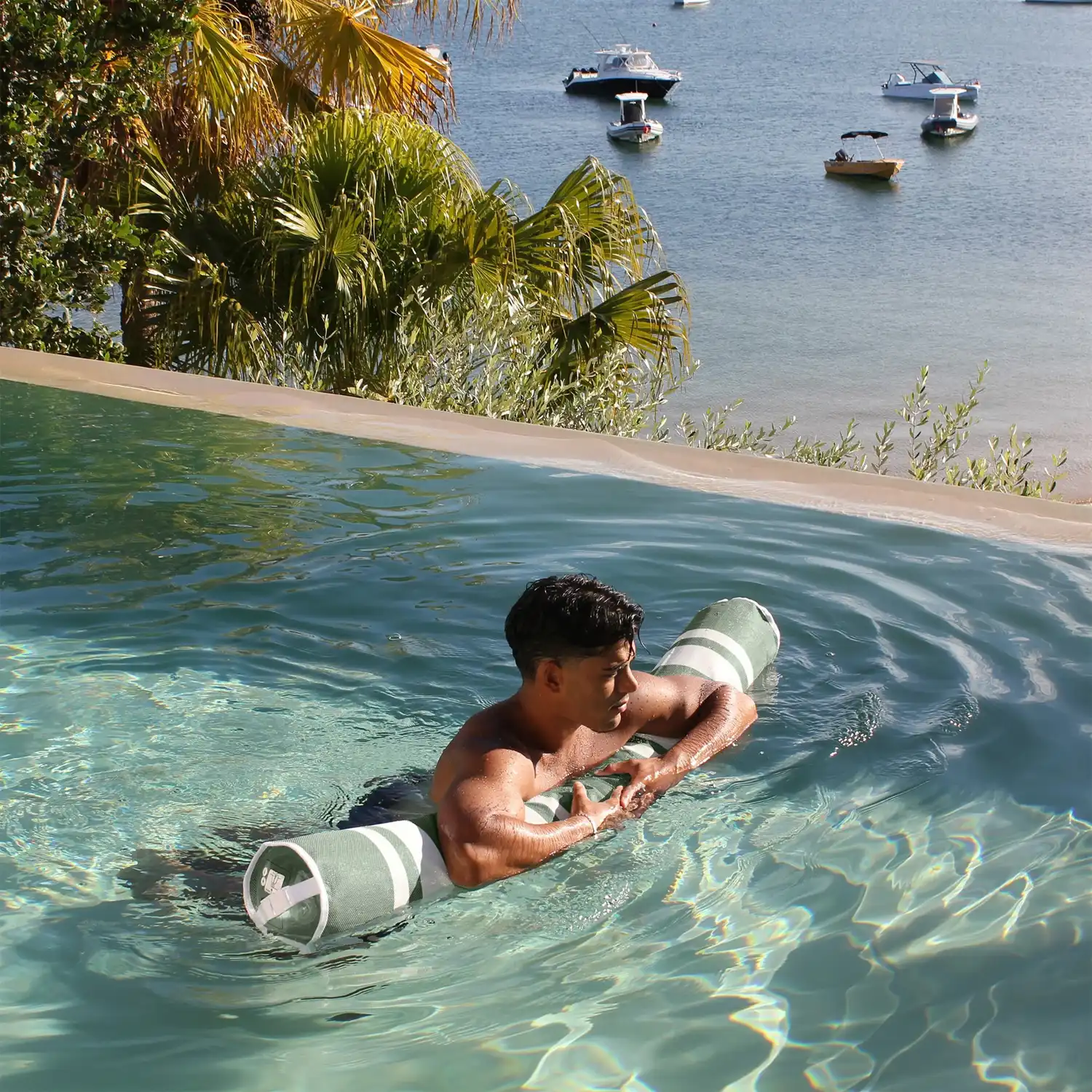 Mesh Pool Noodle - Seagrass Eucalyptus - Image 2