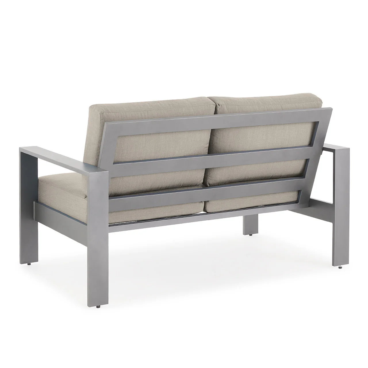 Sutton Grey 5 Piece Loveseat Group - Spectrum Dove - Image 4