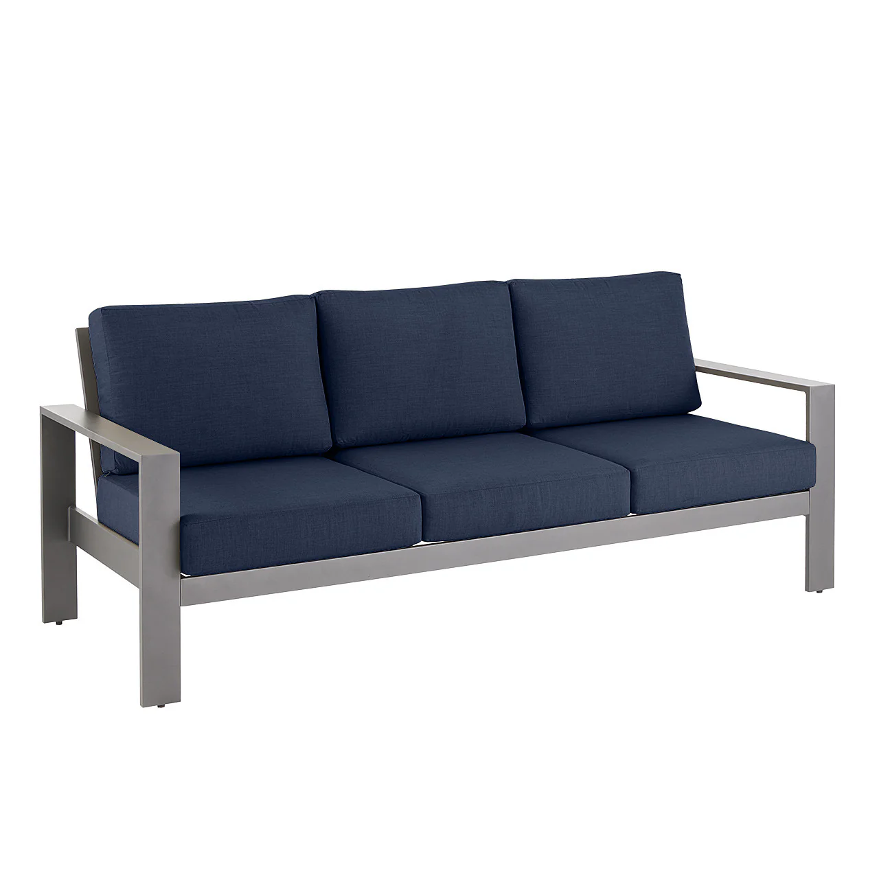 Sutton Grey 5 Piece Sofa Group - Spectrum Indigo - Image 3