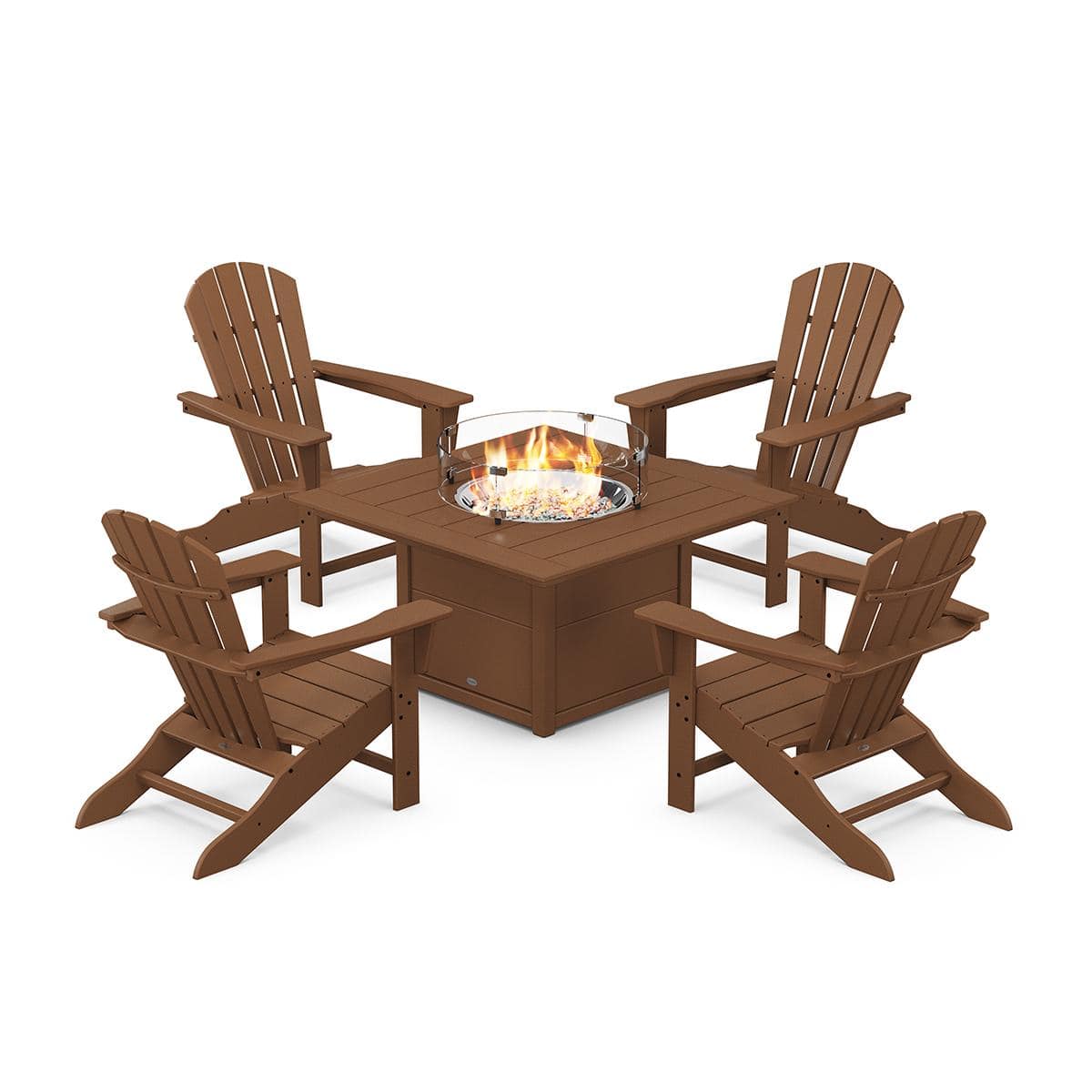 Palm Coast Adirondack 5 Piece Conversation Fire Pit Set - Image 5