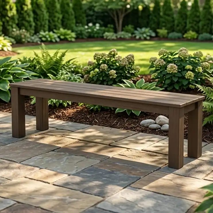 60" Parsons Modern Bench