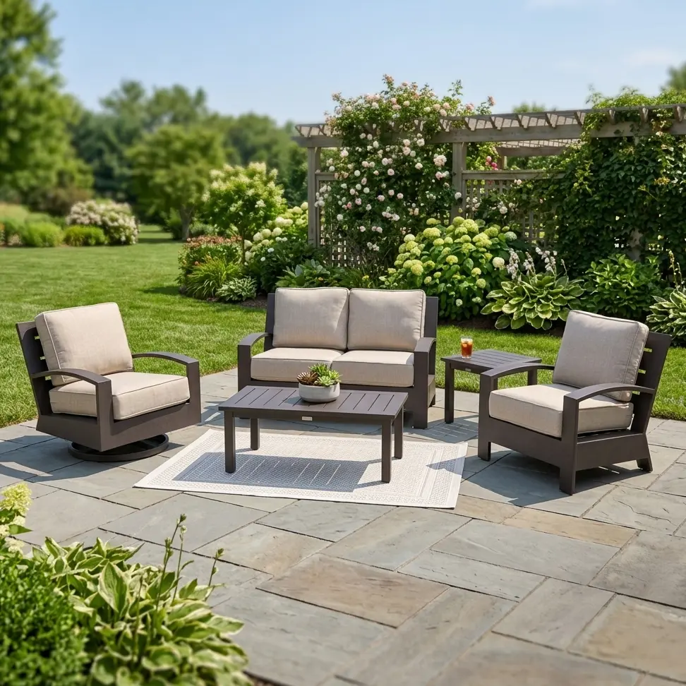 Prescott 5 Piece Loveseat Chat Group