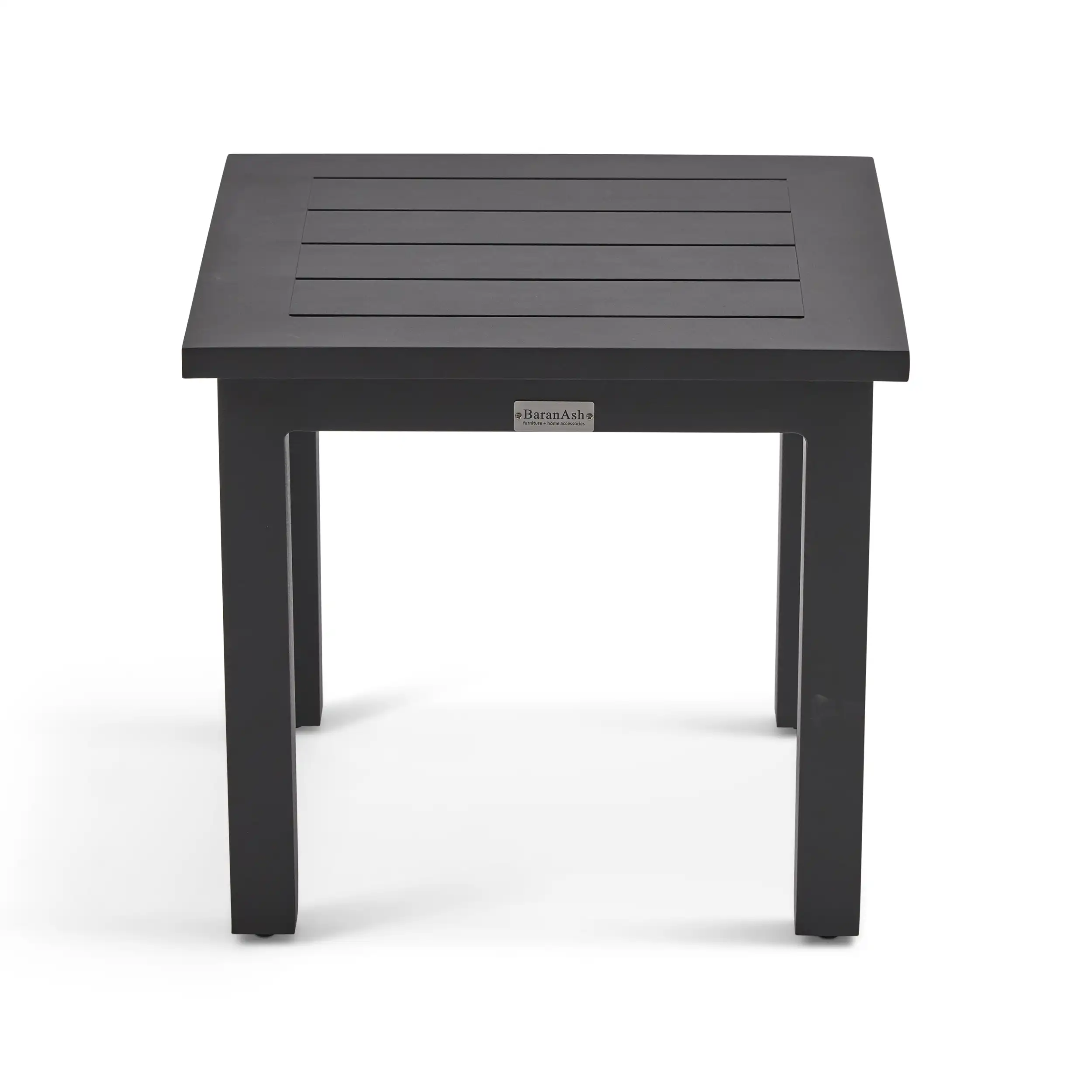 Prescott 22" Square Black End Table - Image 3