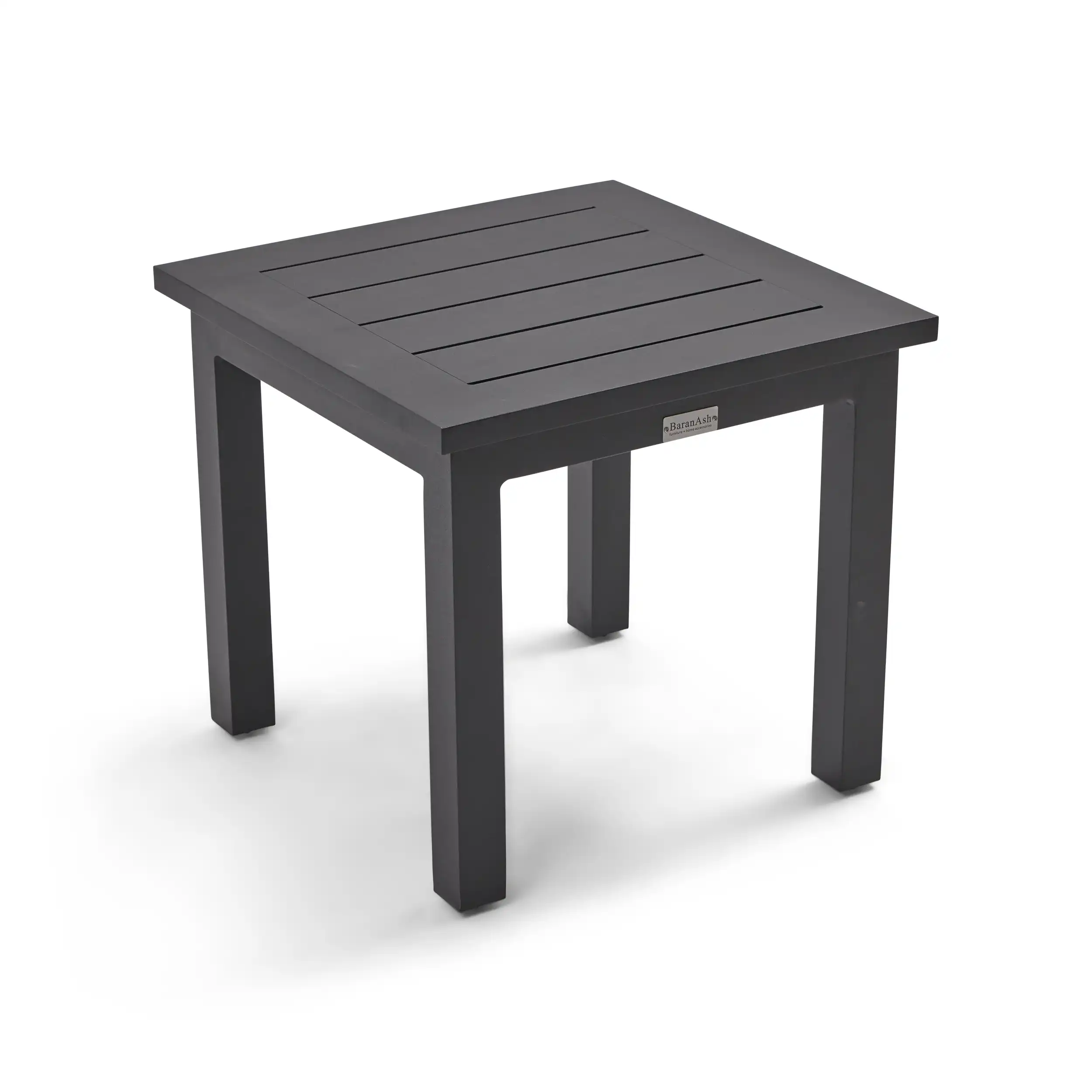 Prescott 22" Square Black End Table - Image 2