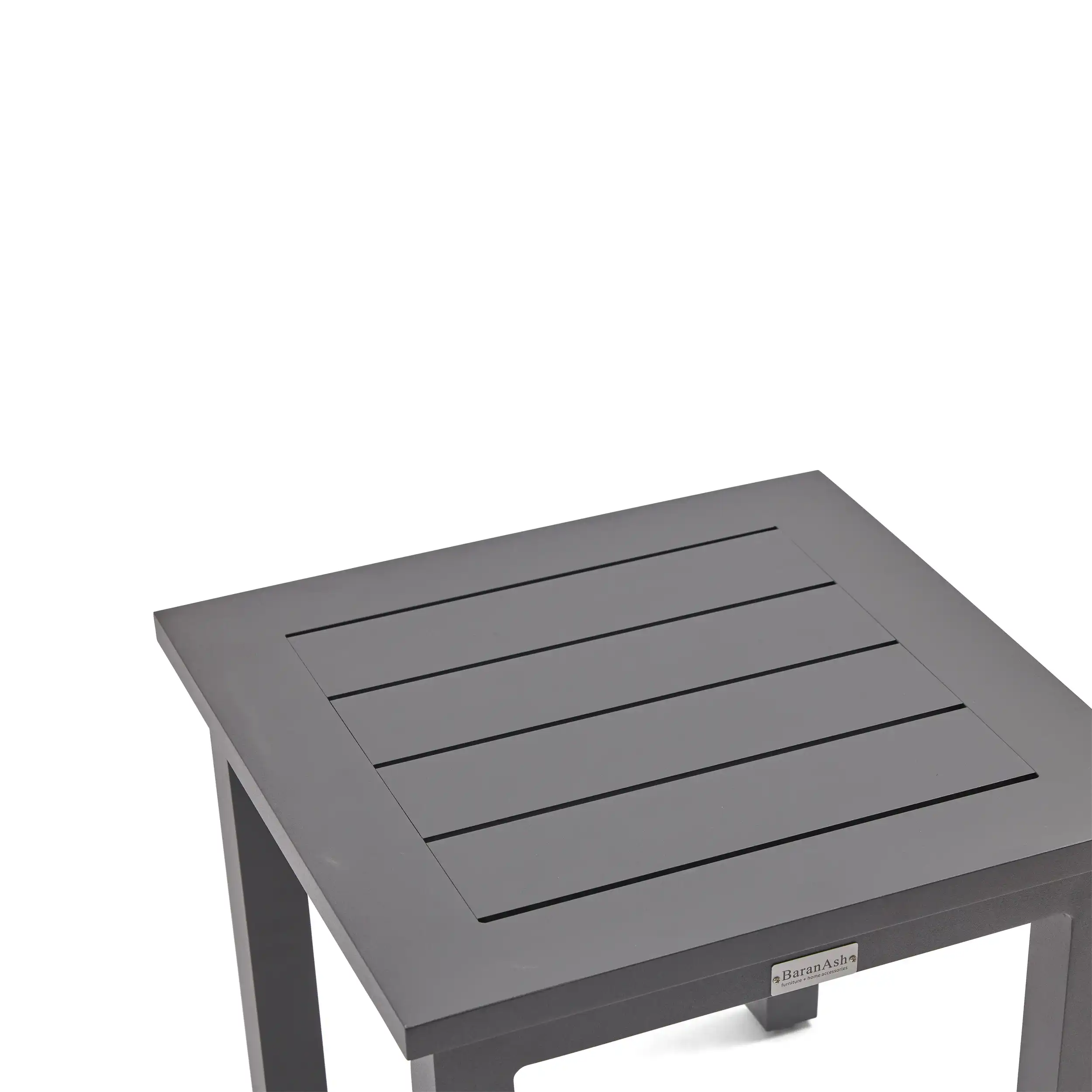 Prescott 22" Square Black End Table - Image 6