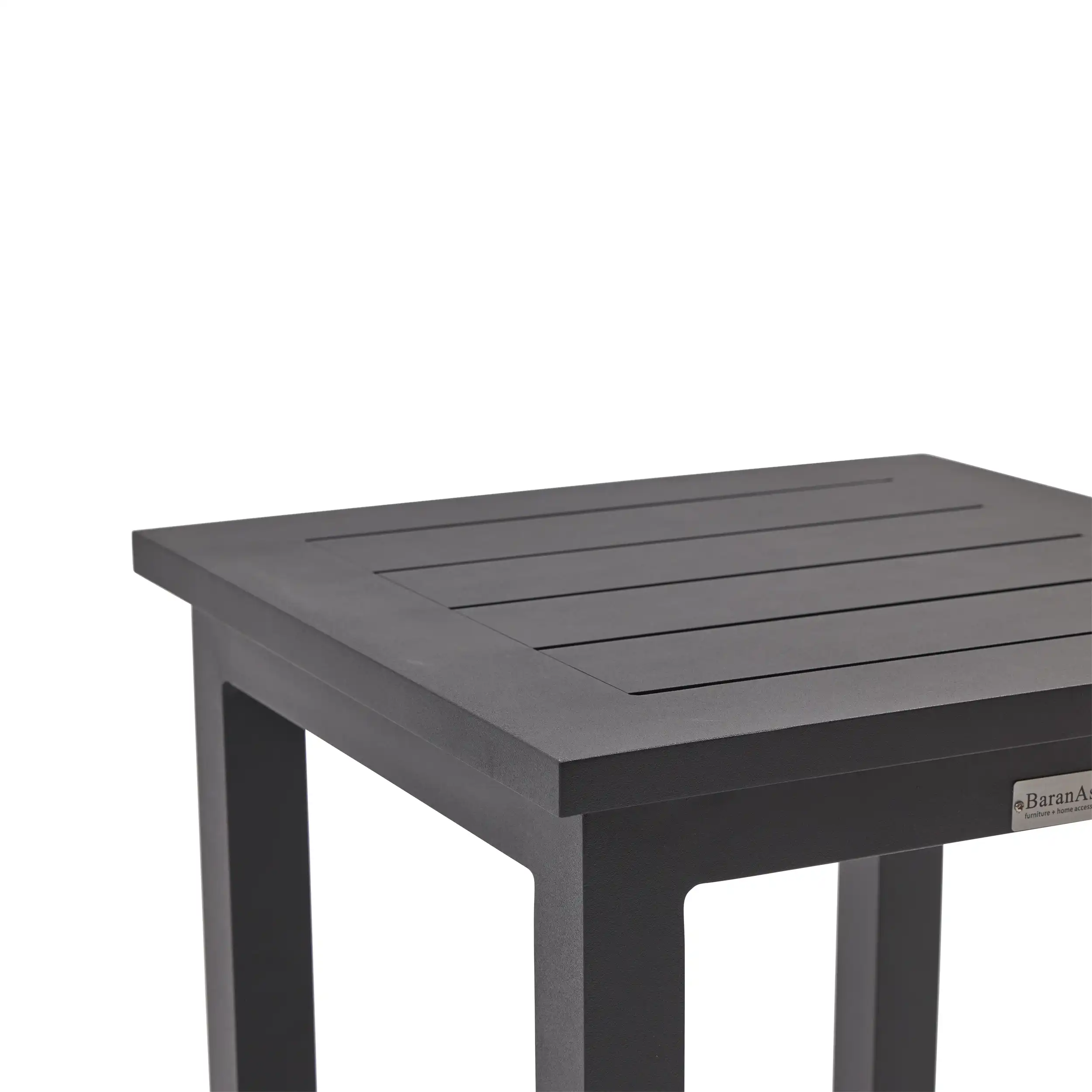 Prescott 22" Square Black End Table - Image 5