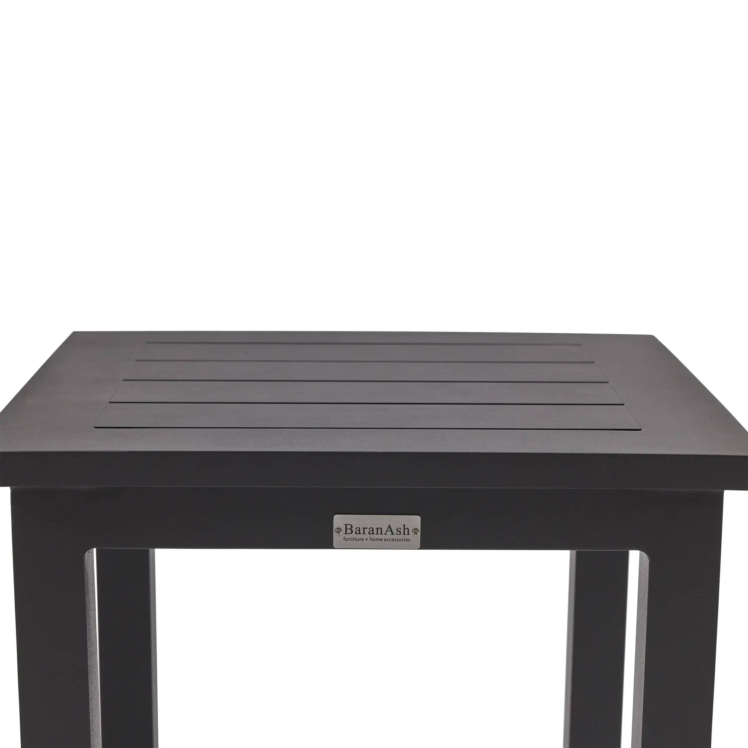 Prescott 22" Square Black End Table - Image 4