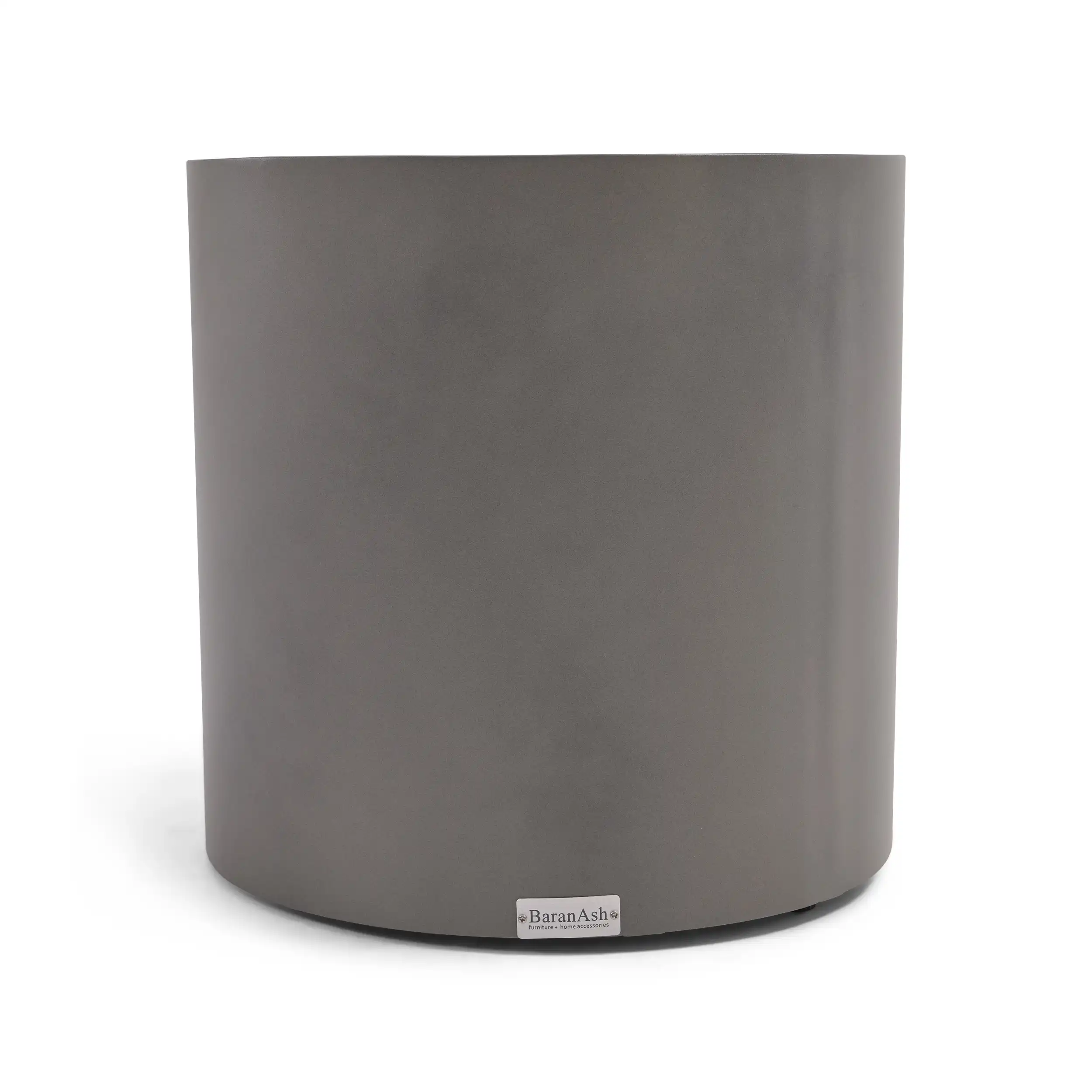 18" Round Concrete Faux Modern End Table - Image 4