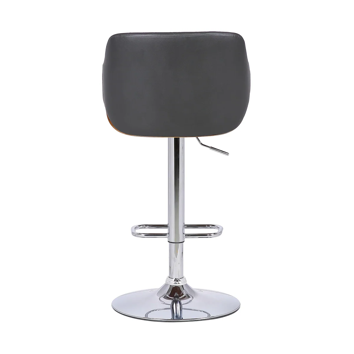 Ryan 26-30" Adjustable Stool - Chrome/Black - Image 5