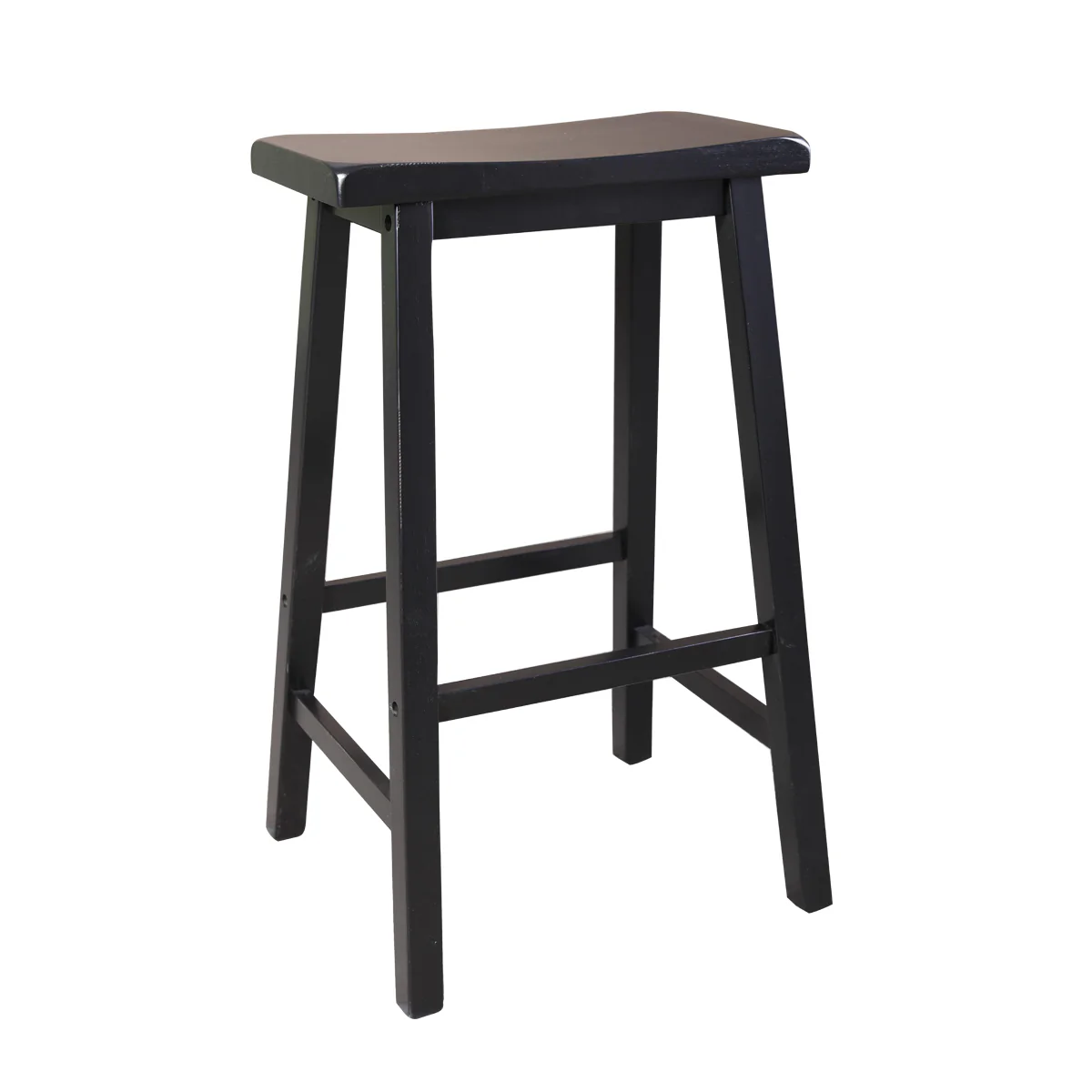 Sawhorse Backless 30" Barstool - Black