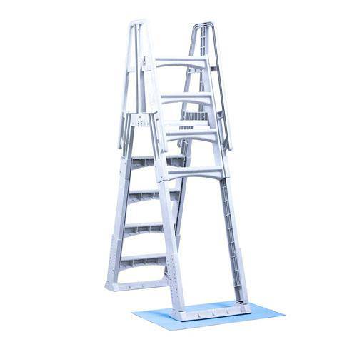 Slide Lock Adjustable A-Frame Ladder