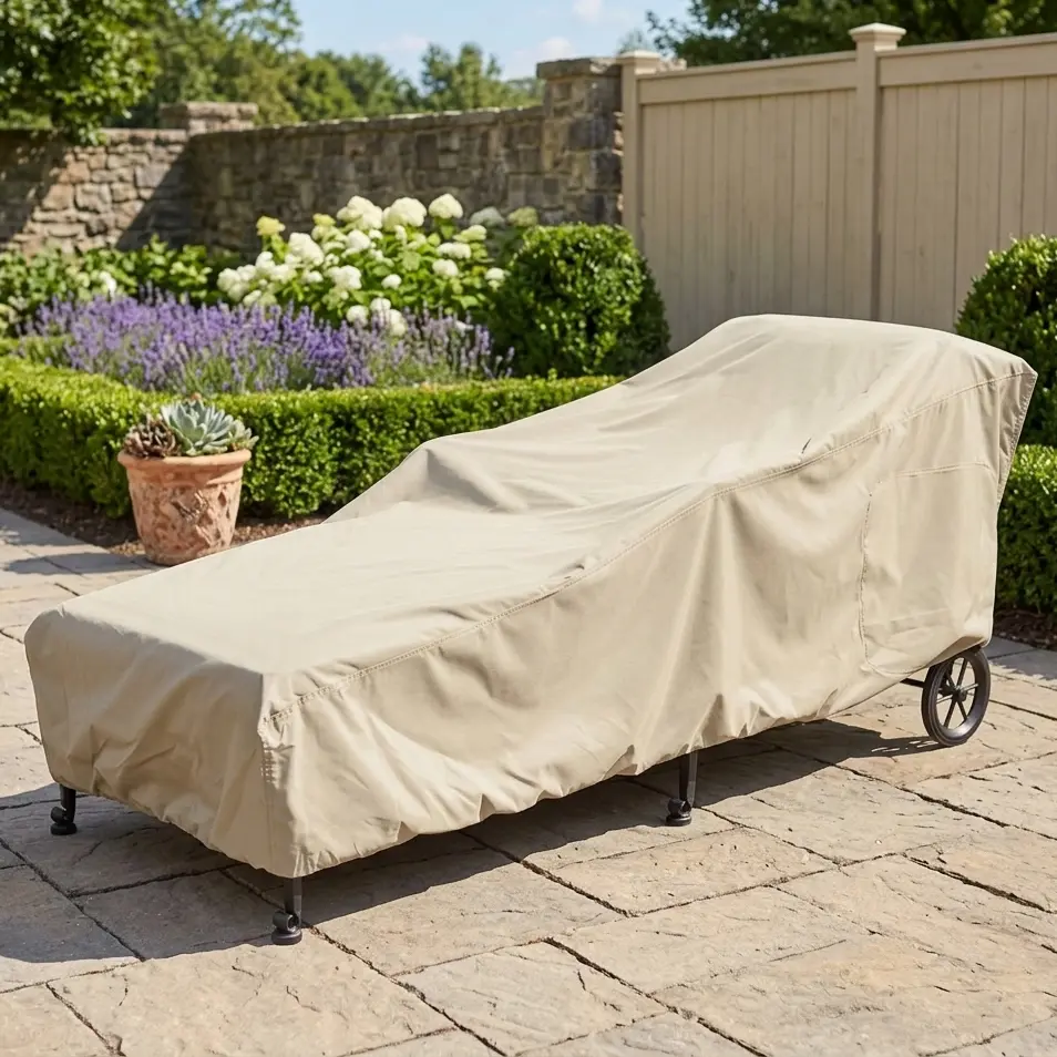Small Elastic Chaise Lounge Cover