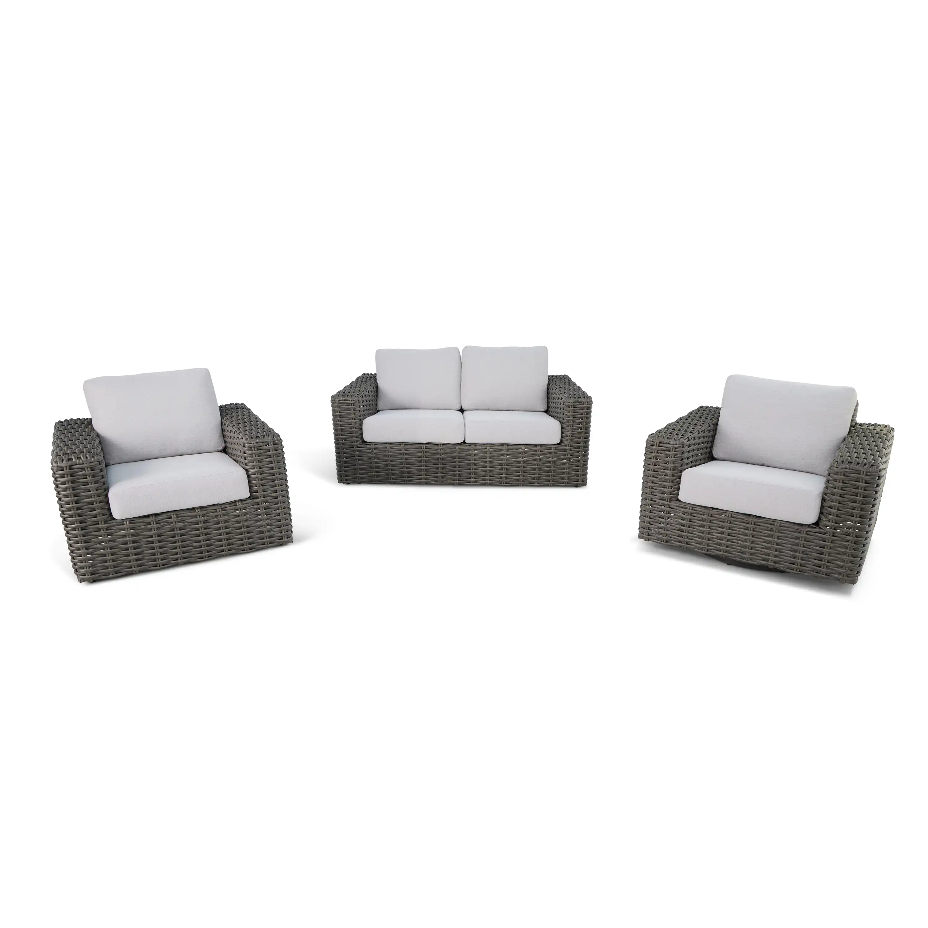 Soho XL 3 Piece Woven Loveseat Group - Image 2