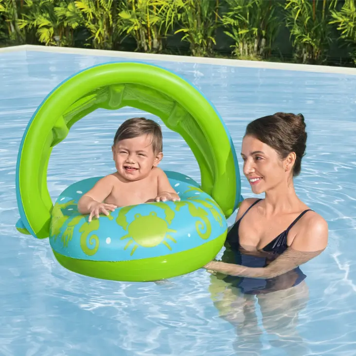 Splash Star Inflatable Shaded Baby Float - Image 5