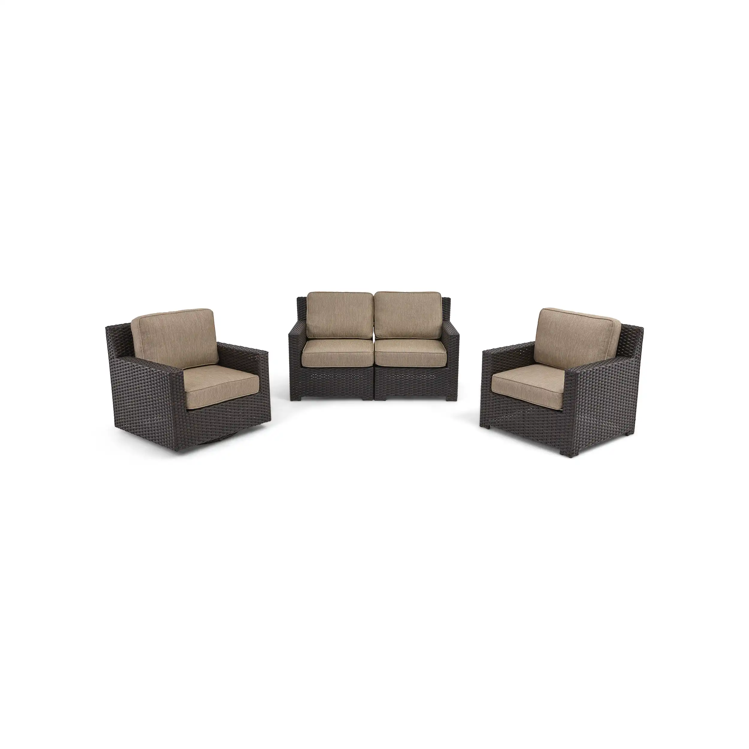 St. Kitts 3 Piece Loveseat Group - Mirage Latte - Image 2